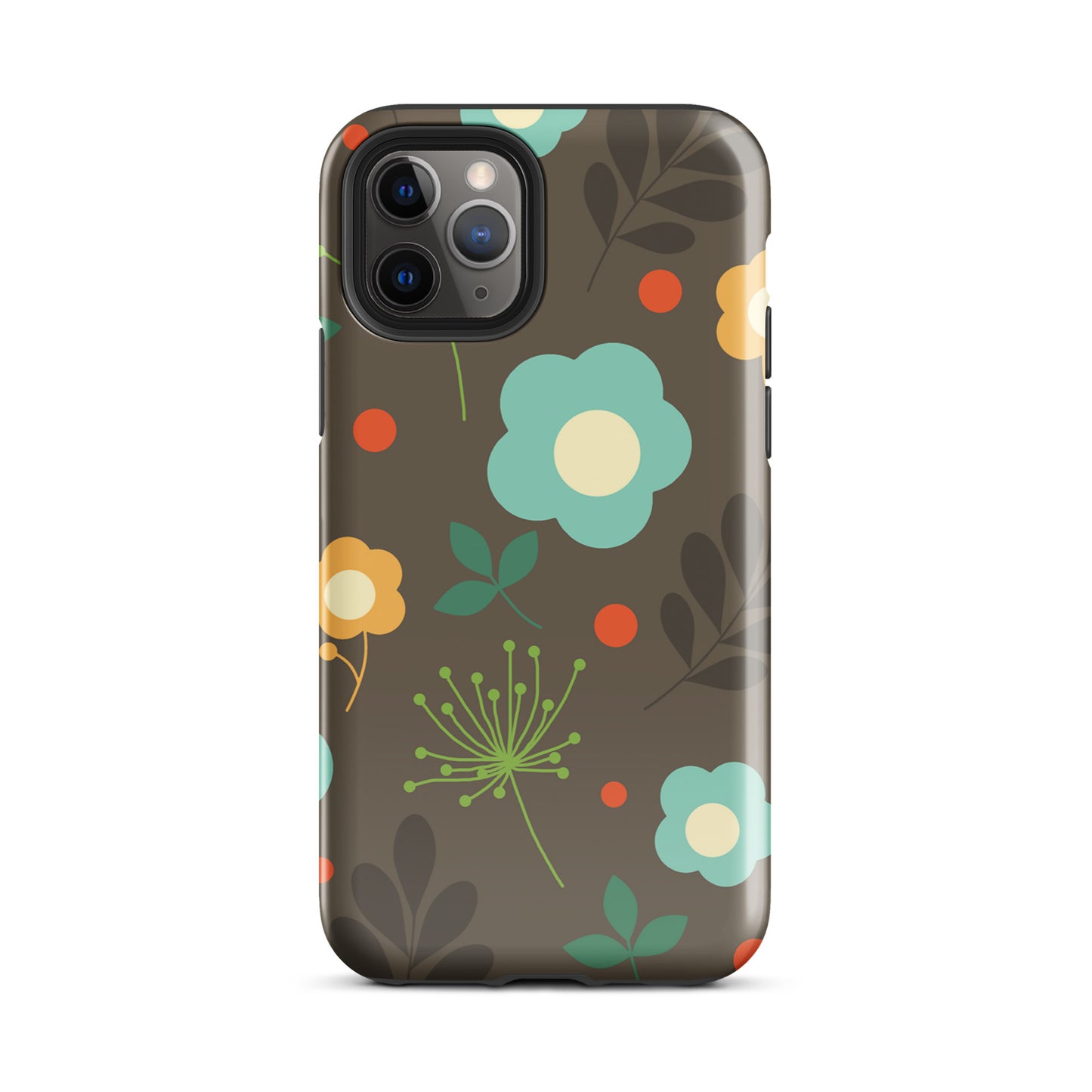 Tough Case for iPhone® Retro Flowers