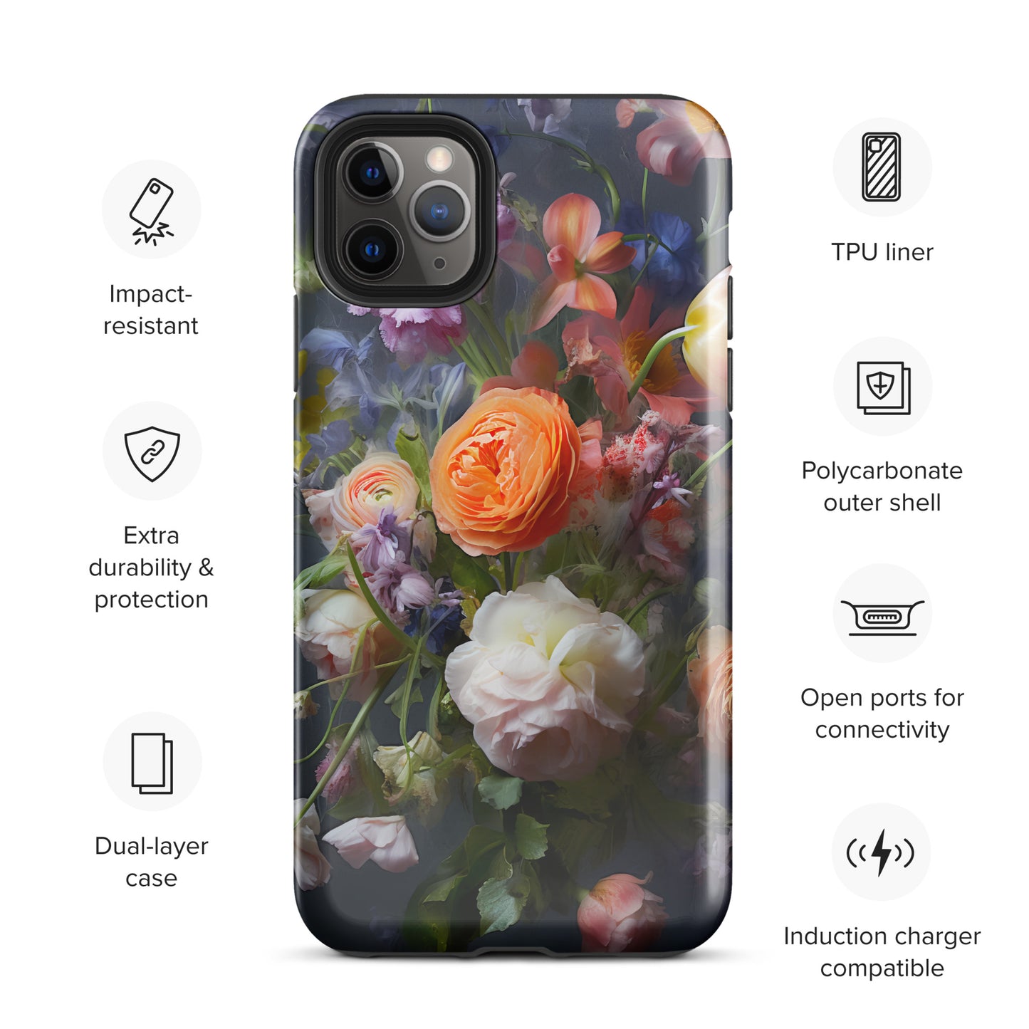 Tough Case for iPhone® Floral 1