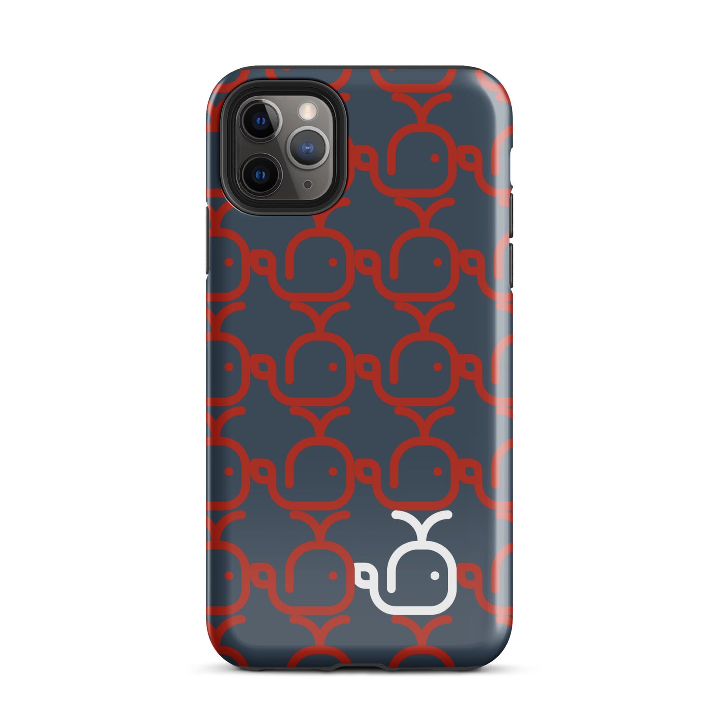 Tough Case for iPhone® Whales Red/Blue