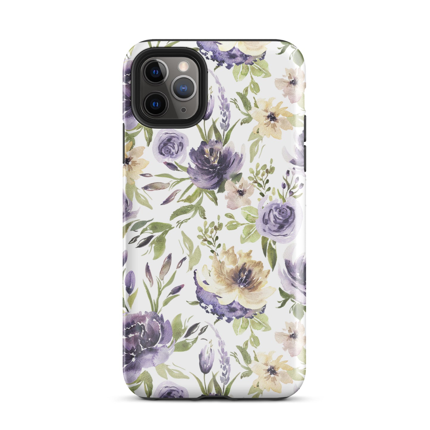 Tough Case for iPhone® Floral Purple