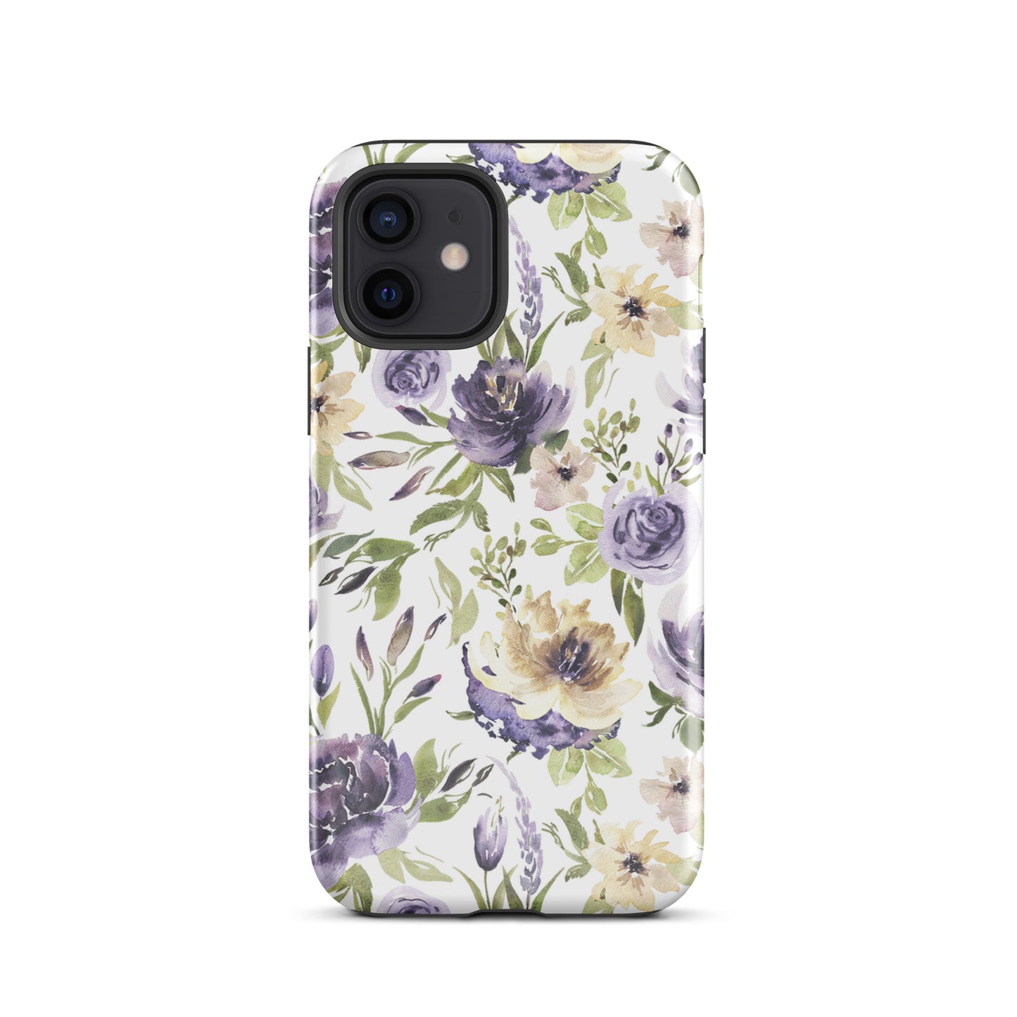 Tough Case for iPhone® Floral Purple