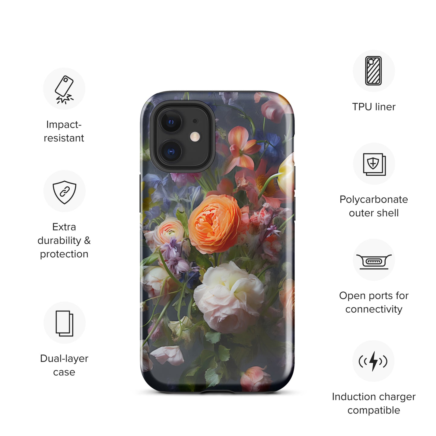 Tough Case for iPhone® Floral 1