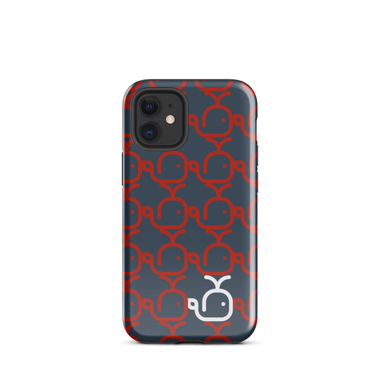 Tough Case for iPhone® Whales Red/Blue