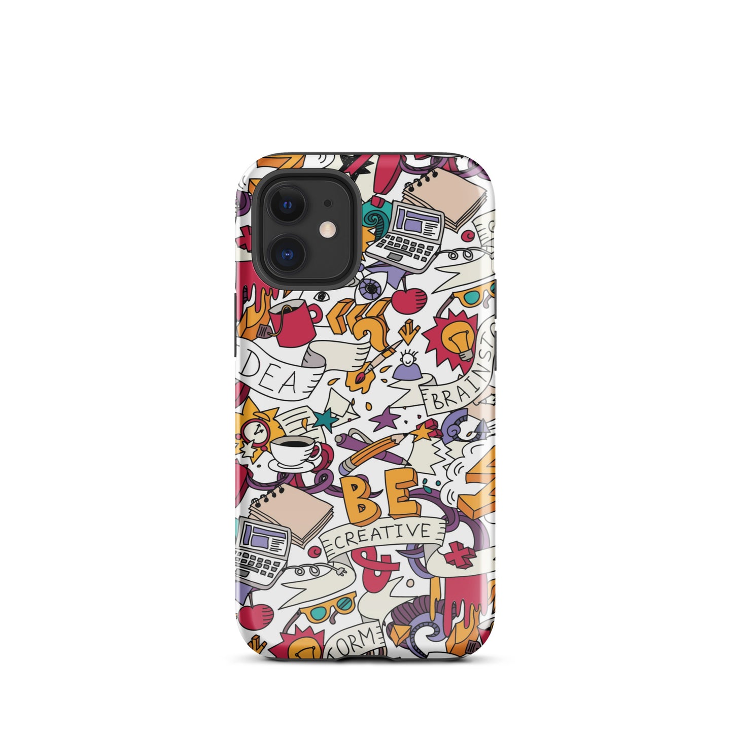 Tough Case for iPhone® Be Creative White