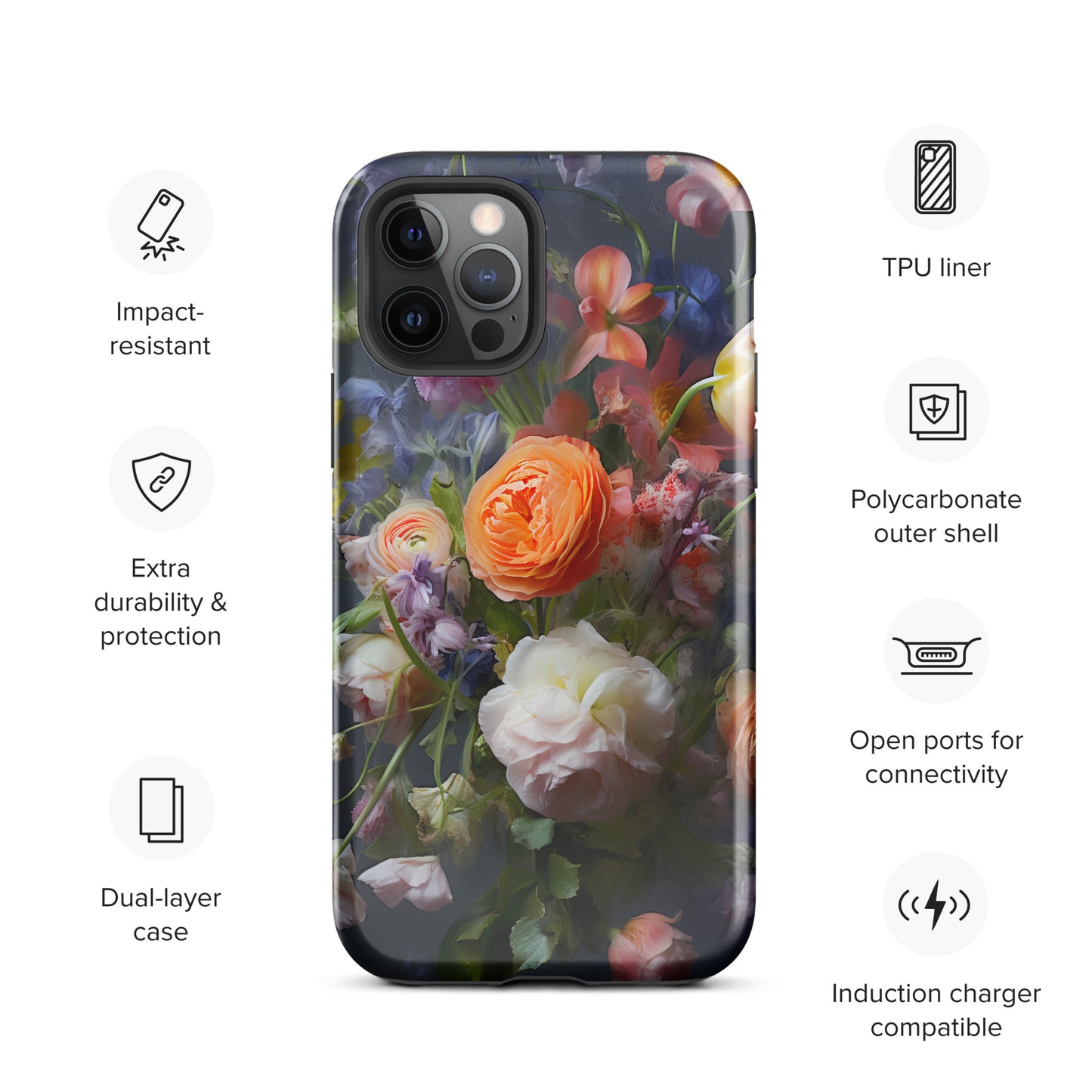 Tough Case for iPhone® Floral 1