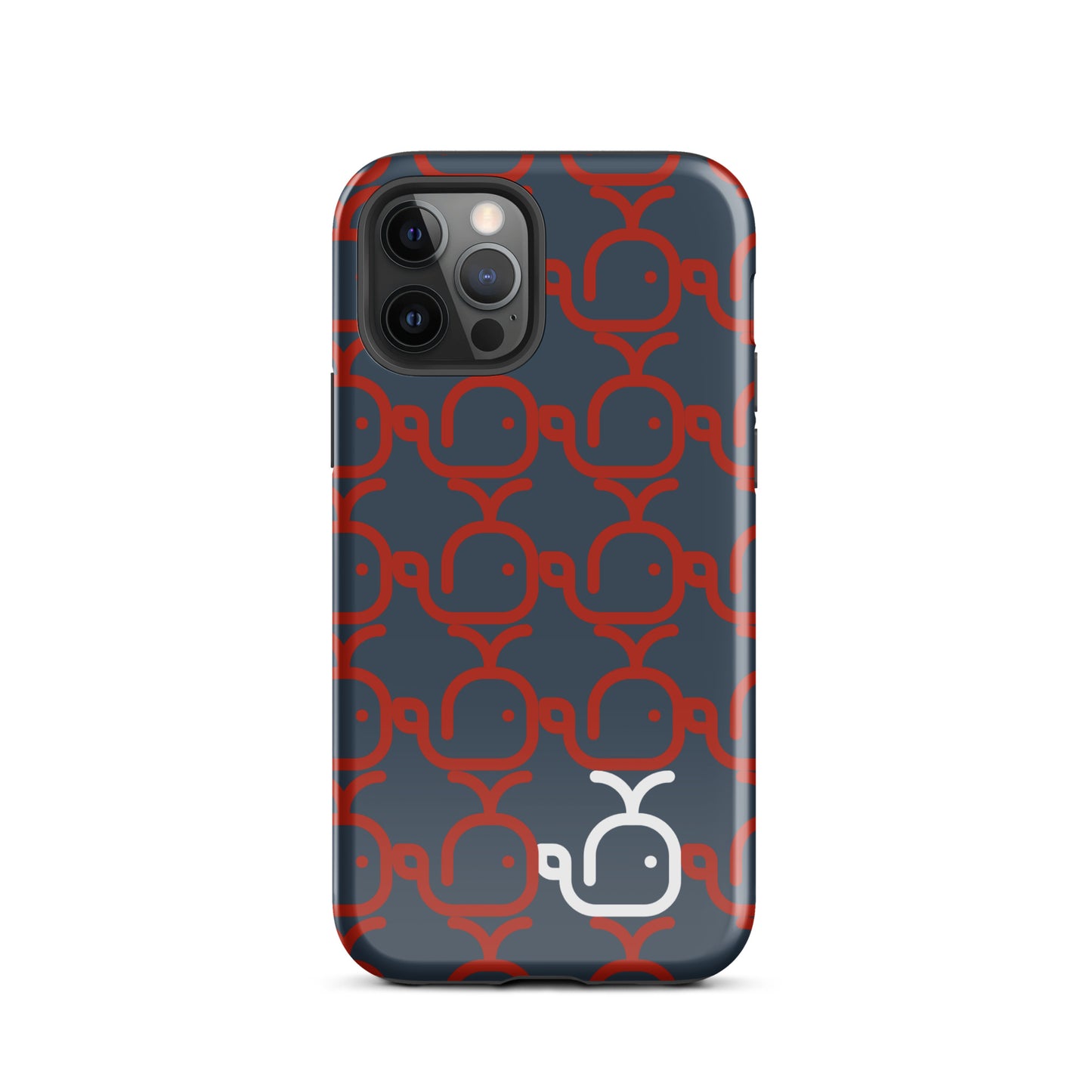 Tough Case for iPhone® Whales Red/Blue