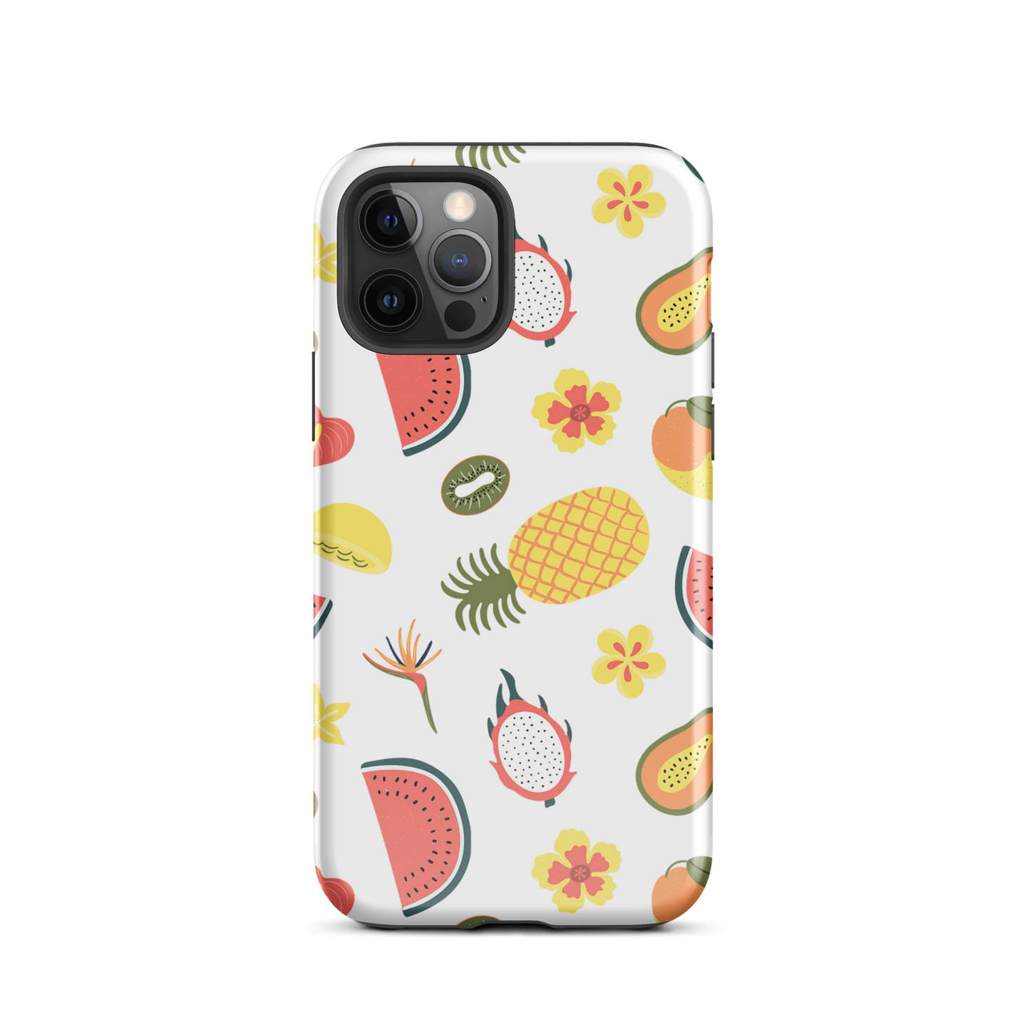 Tough Case for iPhone® Fruits on White