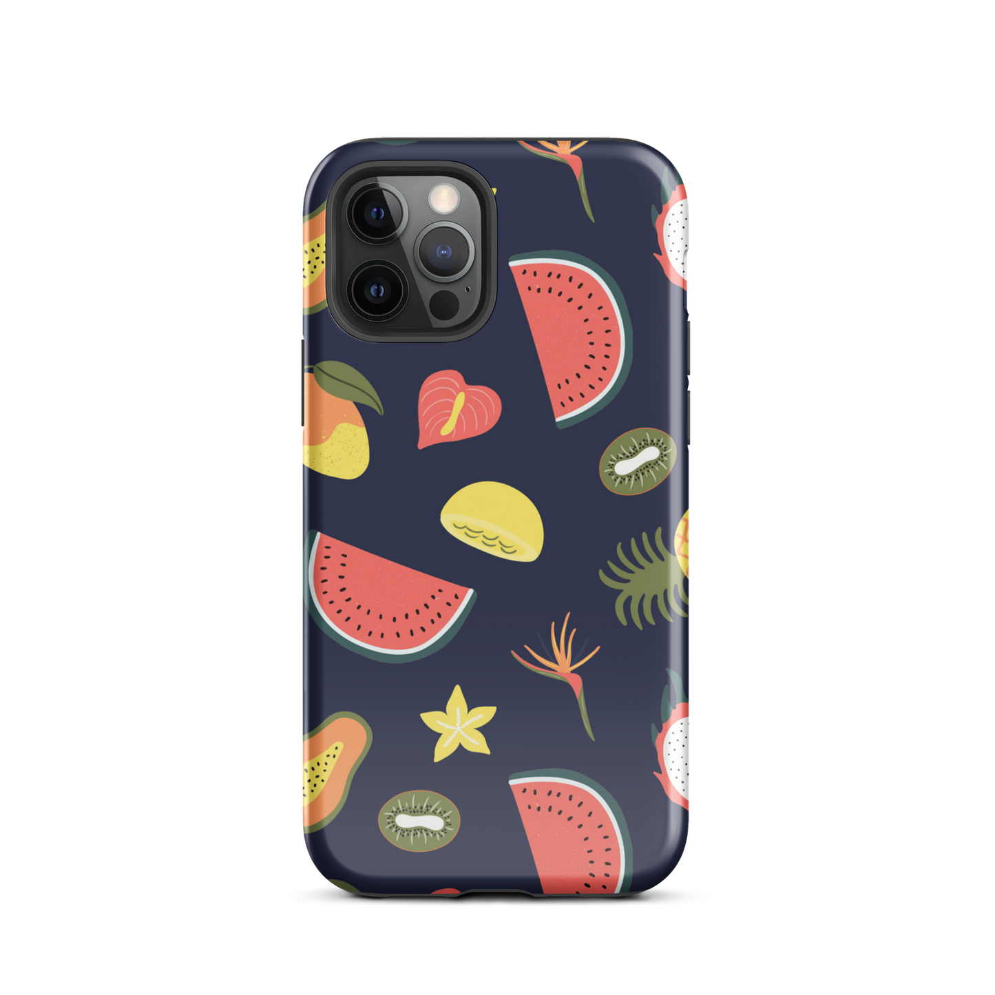 Tough Case for iPhone® Blue Fruity