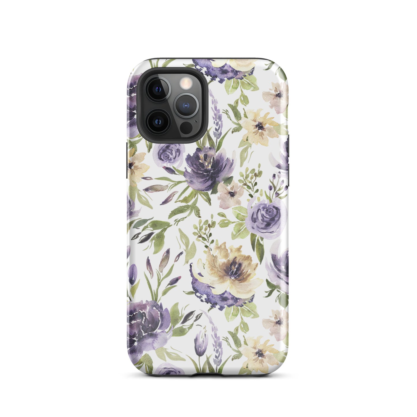 Tough Case for iPhone® Floral Purple