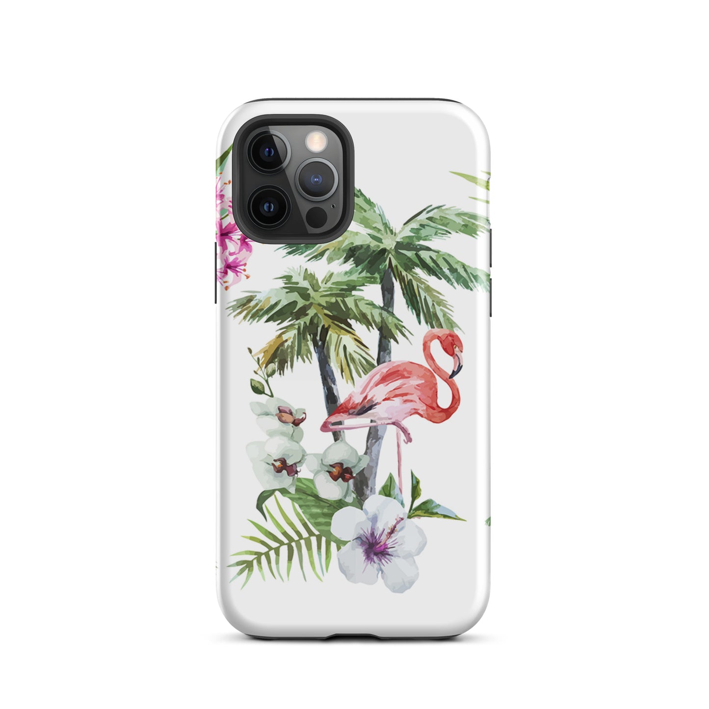 Tough Case for iPhone® Tropical Flamingo