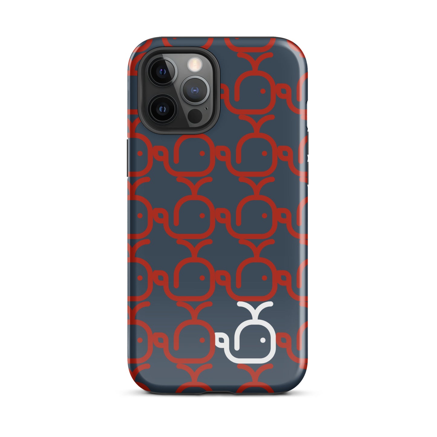 Tough Case for iPhone® Whales Red/Blue