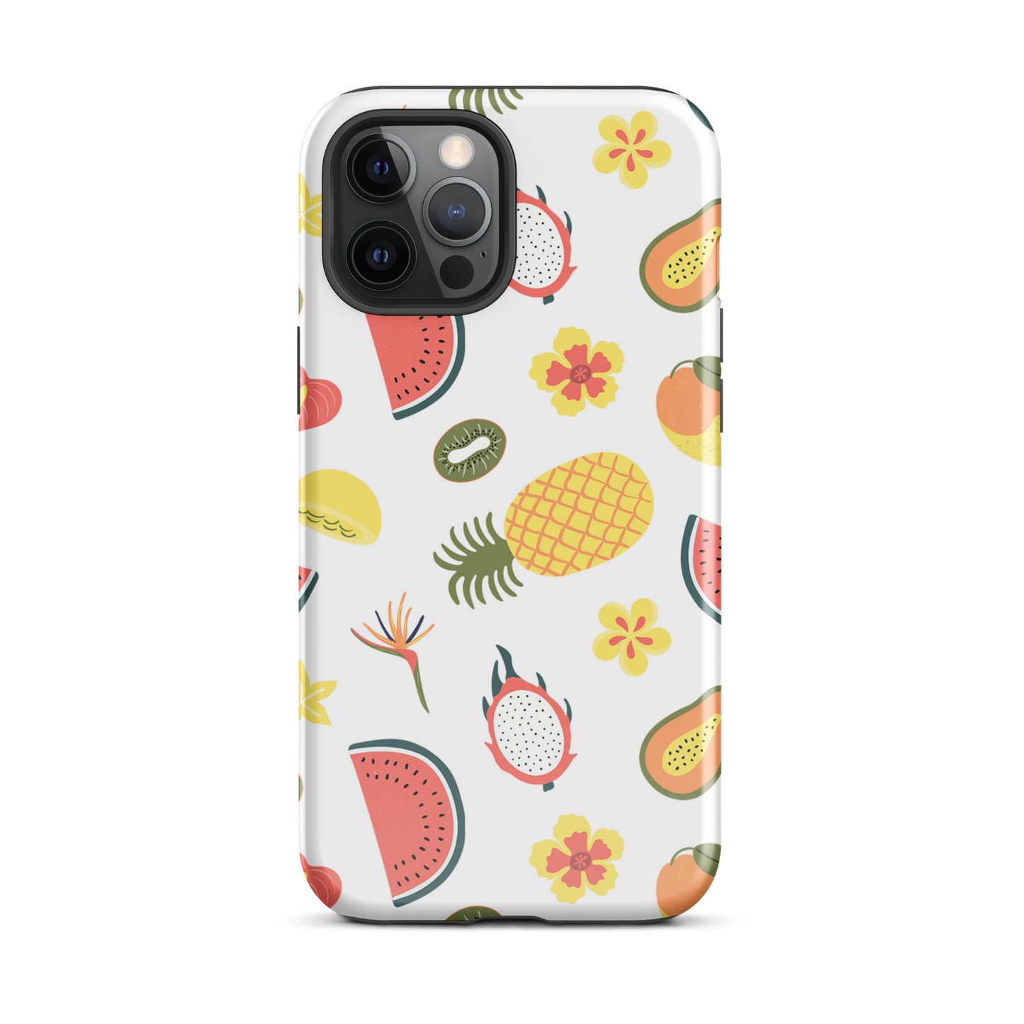 Tough Case for iPhone® Fruits on White