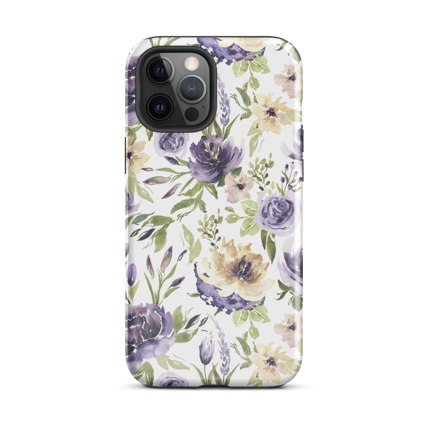 Tough Case for iPhone® Floral Purple