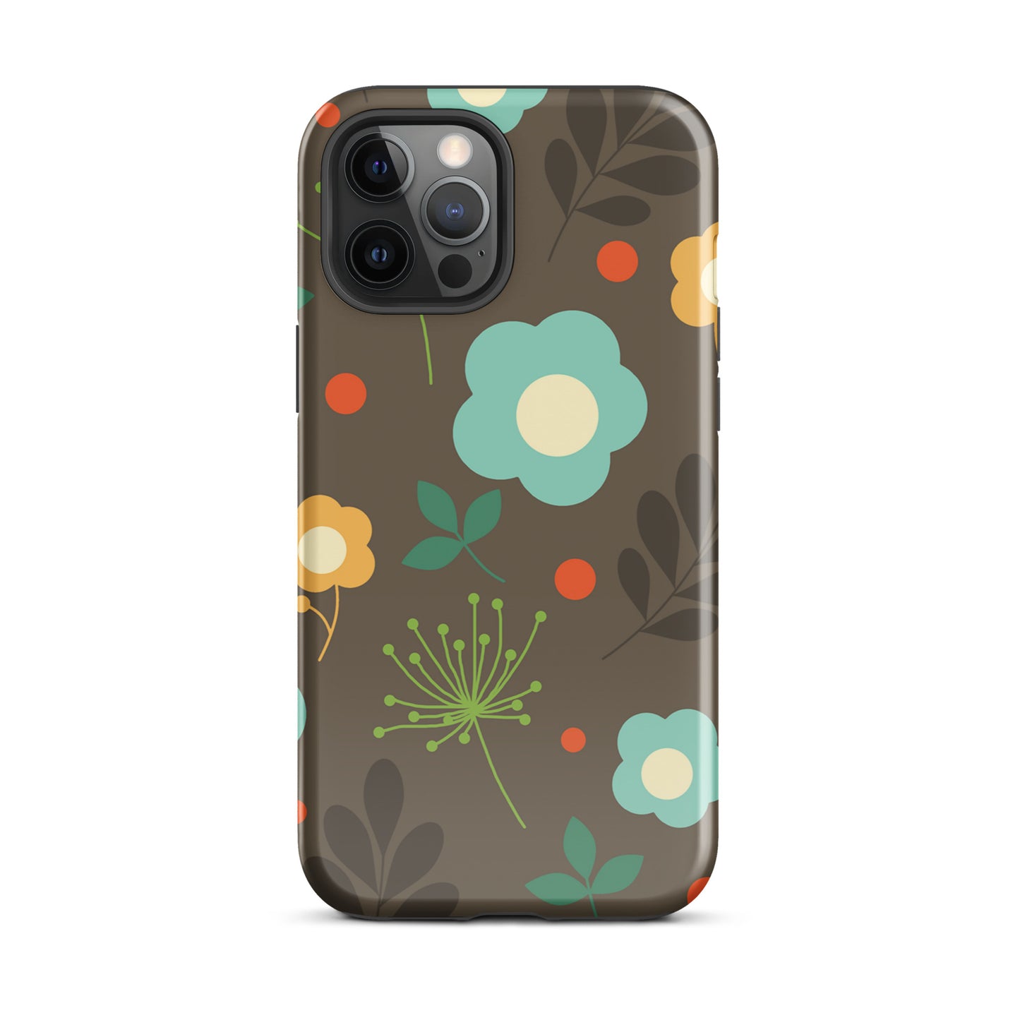 Tough Case for iPhone® Retro Flowers