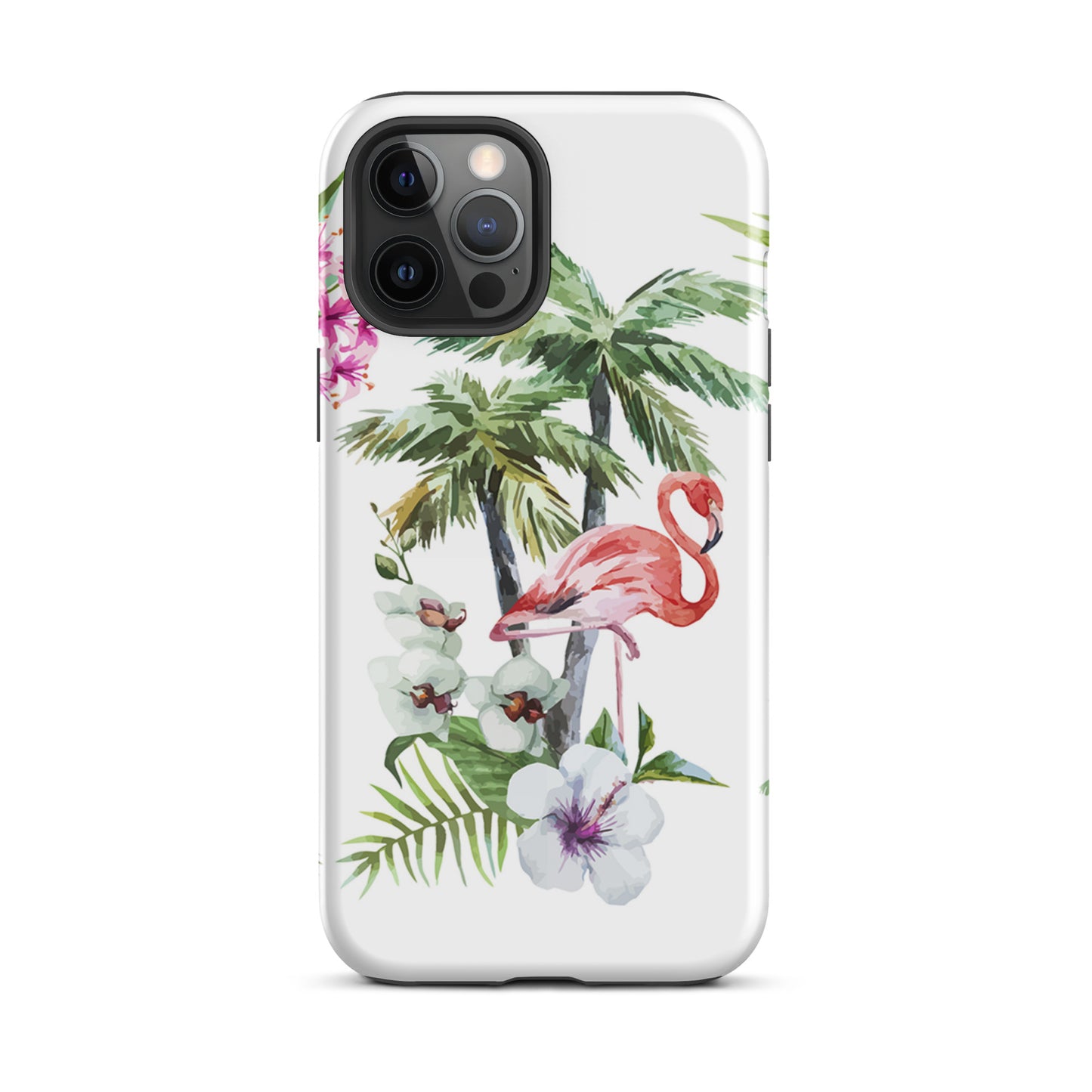 Tough Case for iPhone® Tropical Flamingo