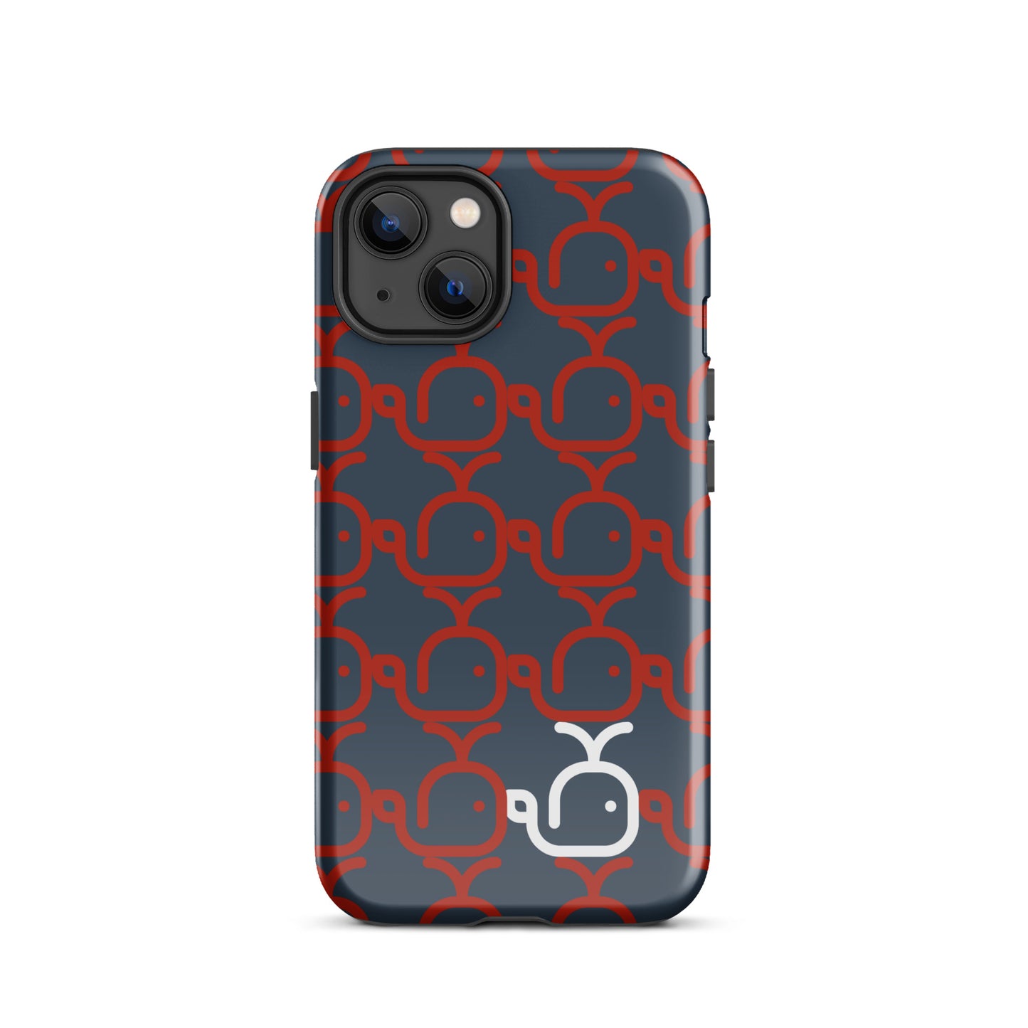 Tough Case for iPhone® Whales Red/Blue