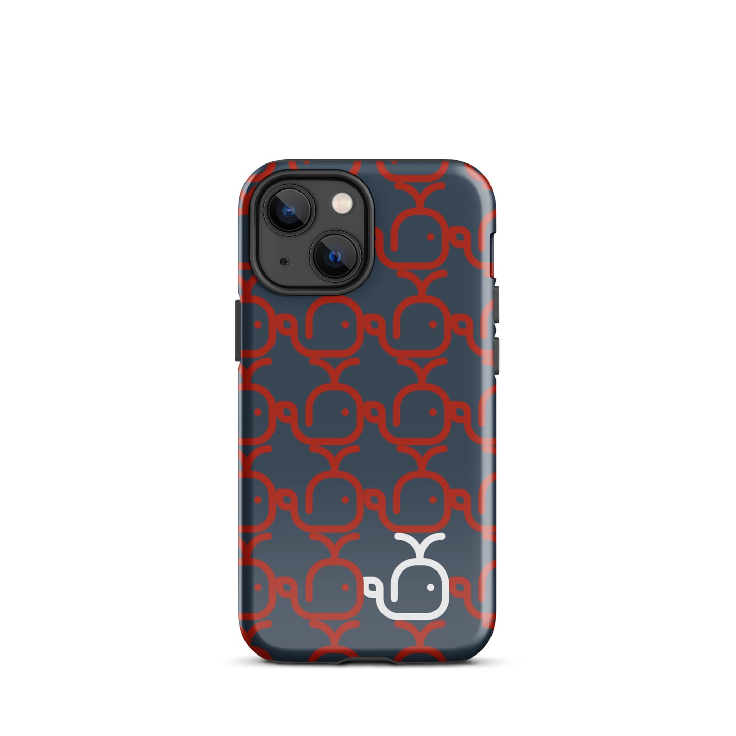 Tough Case for iPhone® Whales Red/Blue