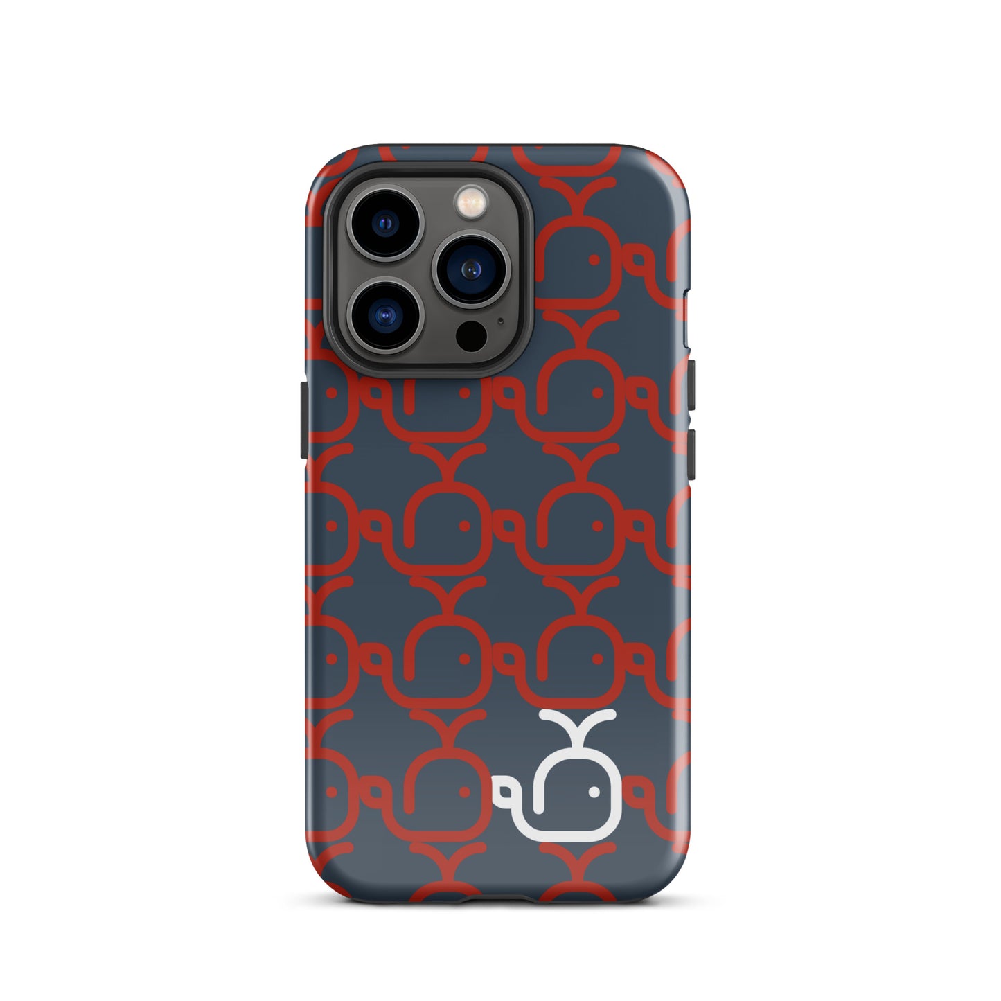 Tough Case for iPhone® Whales Red/Blue