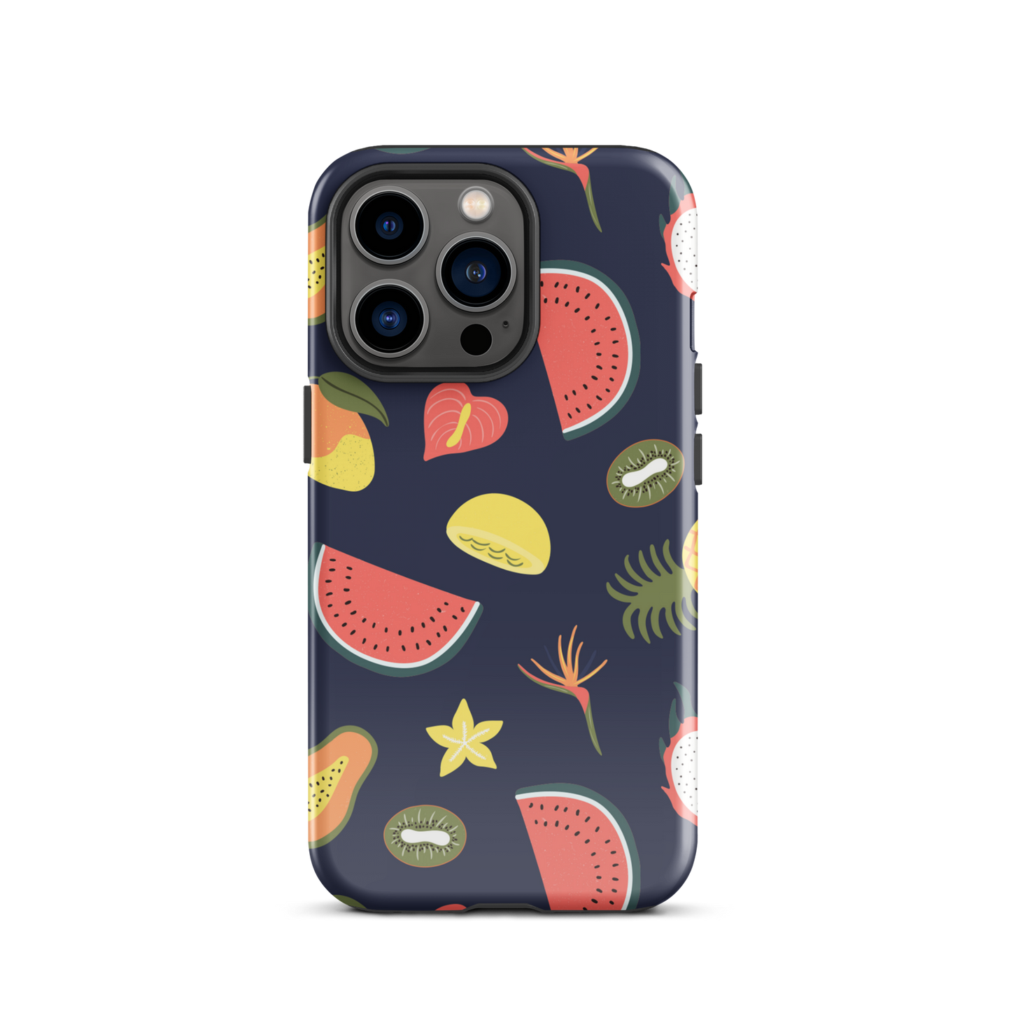 Tough Case for iPhone® Blue Fruity