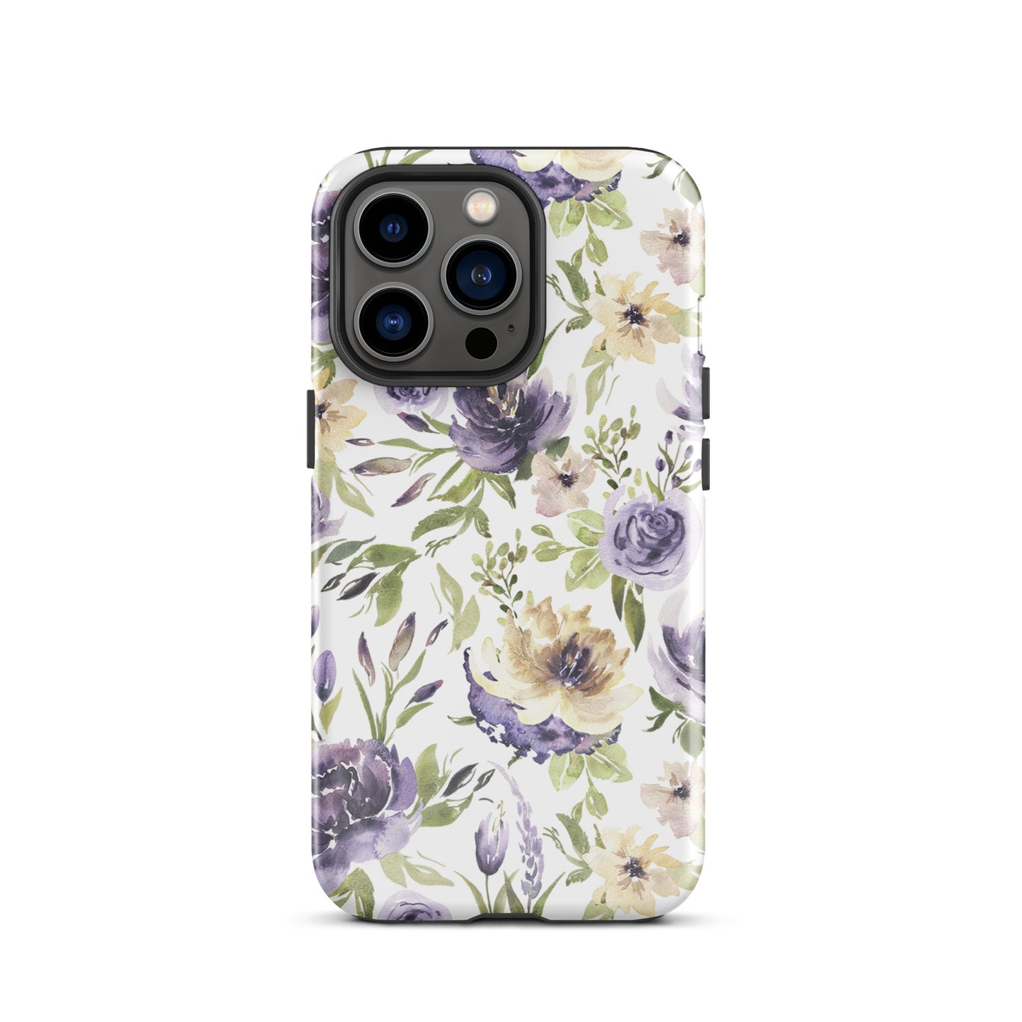 Tough Case for iPhone® Floral Purple