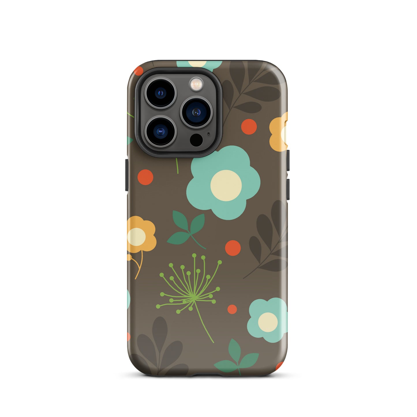 Tough Case for iPhone® Retro Flowers