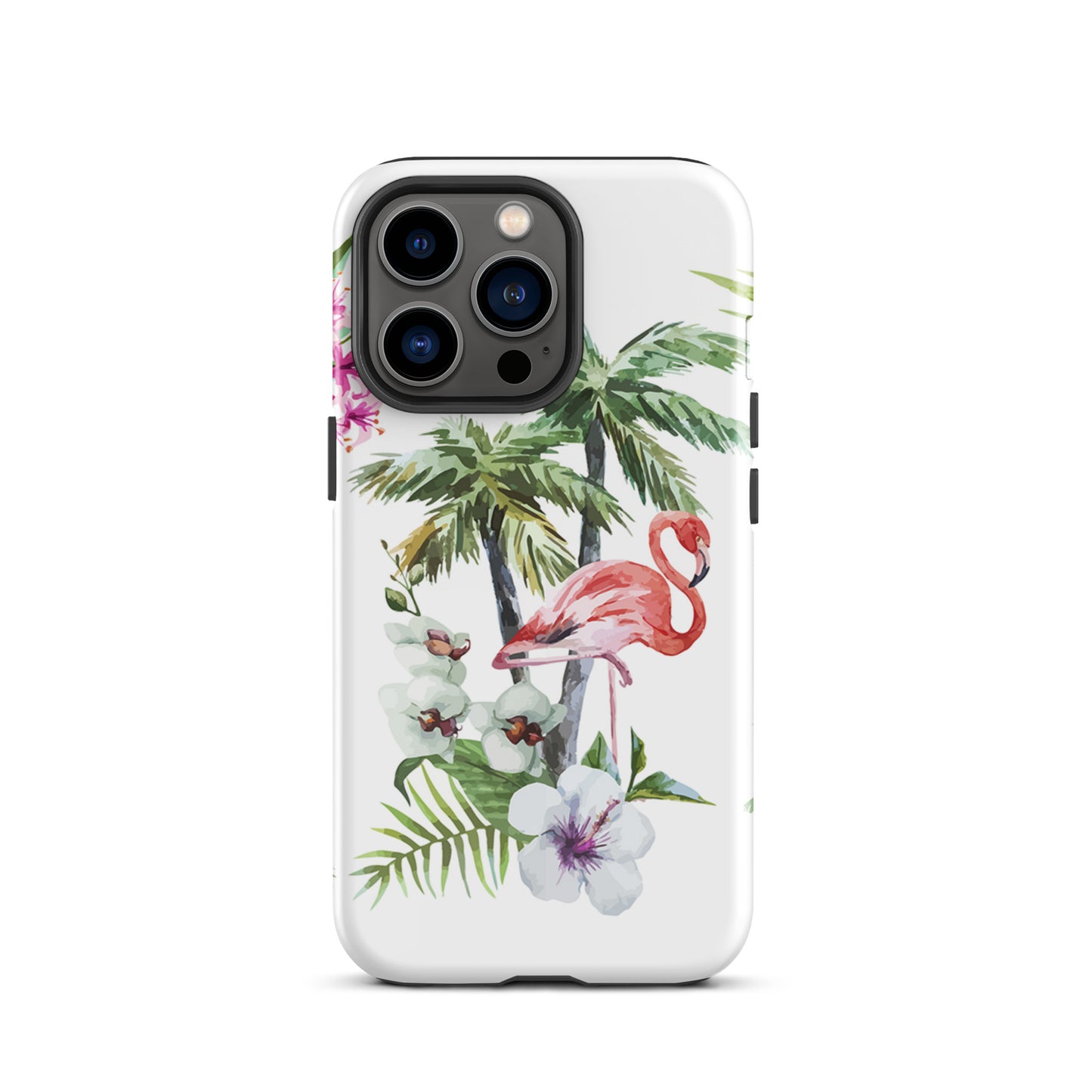 Tough Case for iPhone® Tropical Flamingo