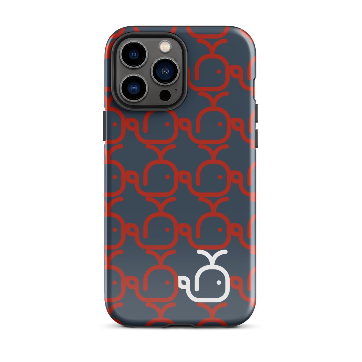 Tough Case for iPhone® Whales Red/Blue