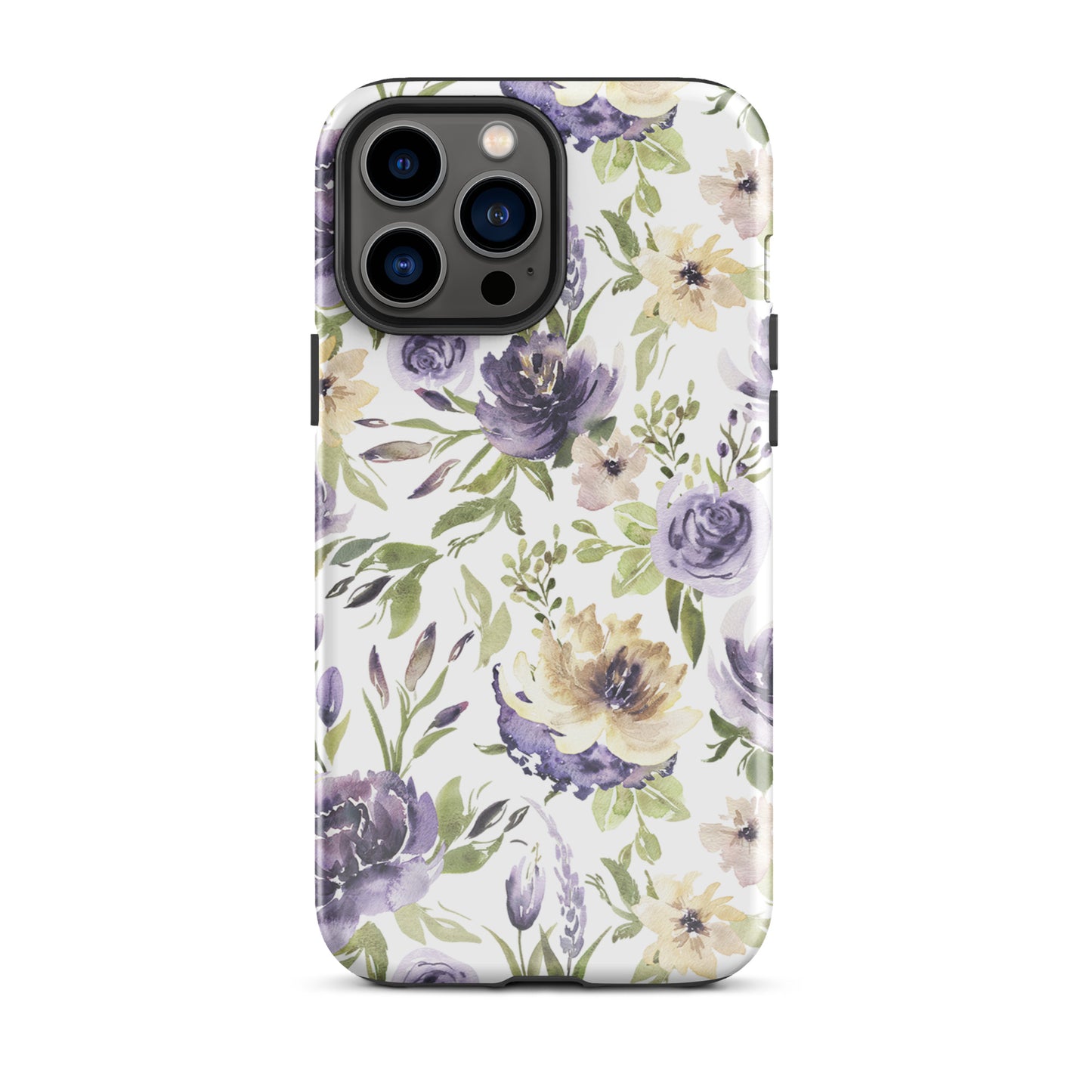 Tough Case for iPhone® Floral Purple