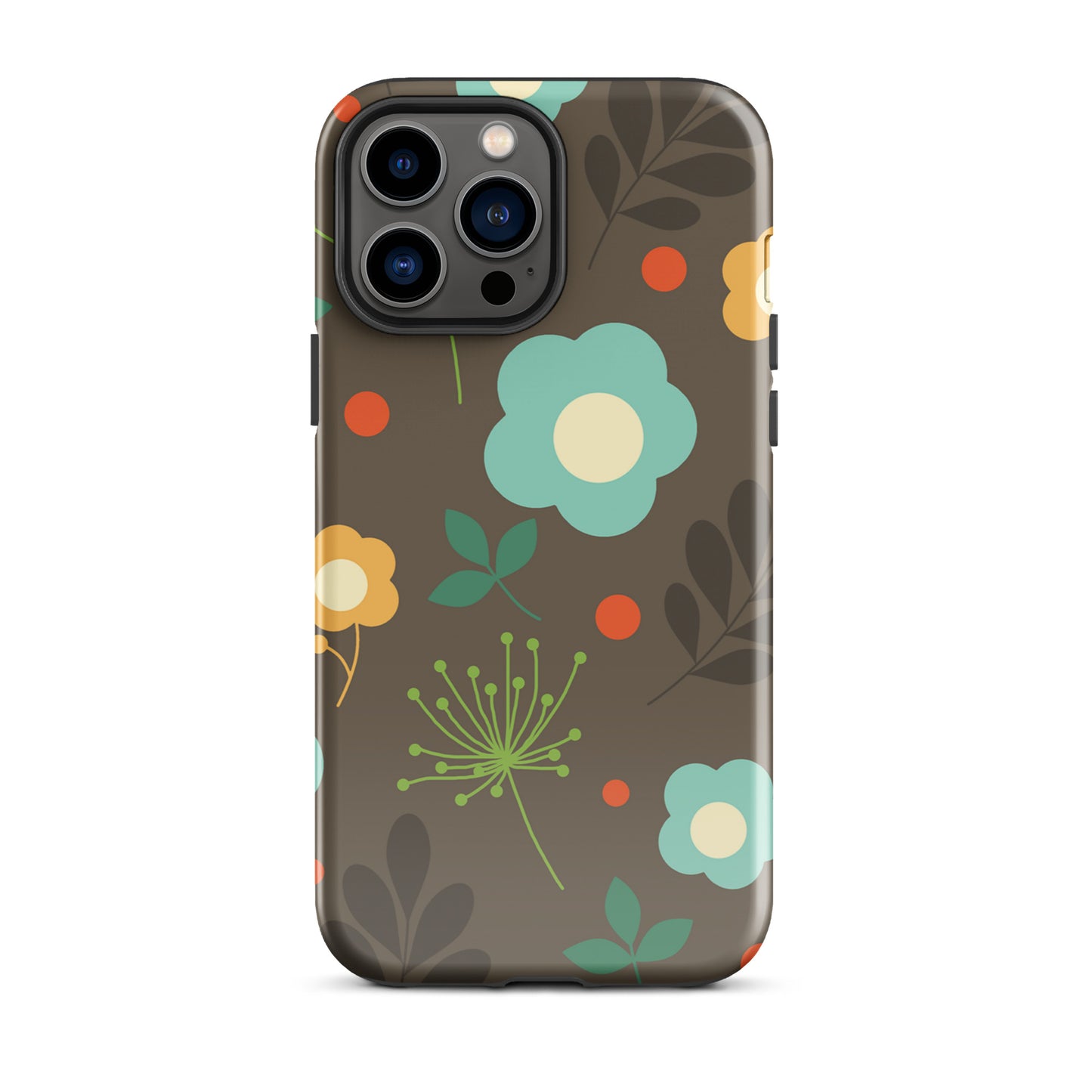 Tough Case for iPhone® Retro Flowers