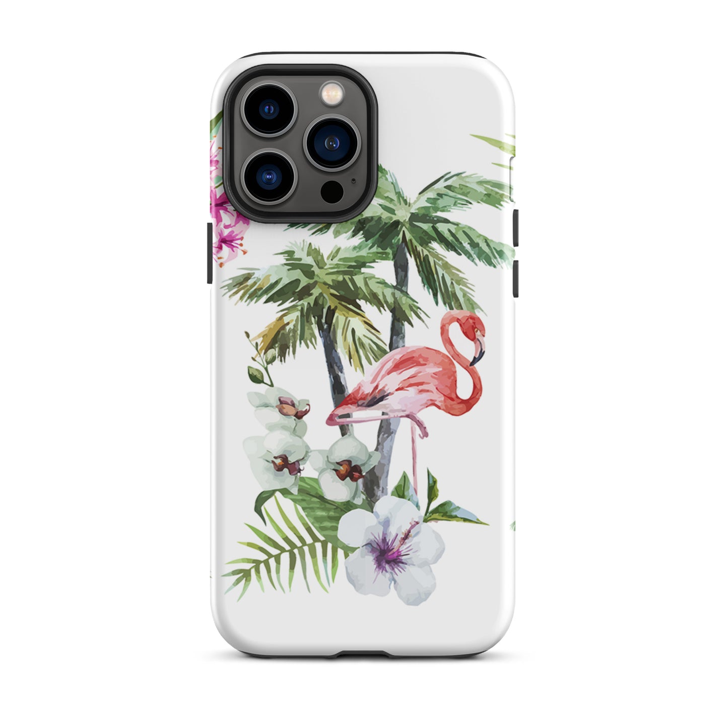 Tough Case for iPhone® Tropical Flamingo