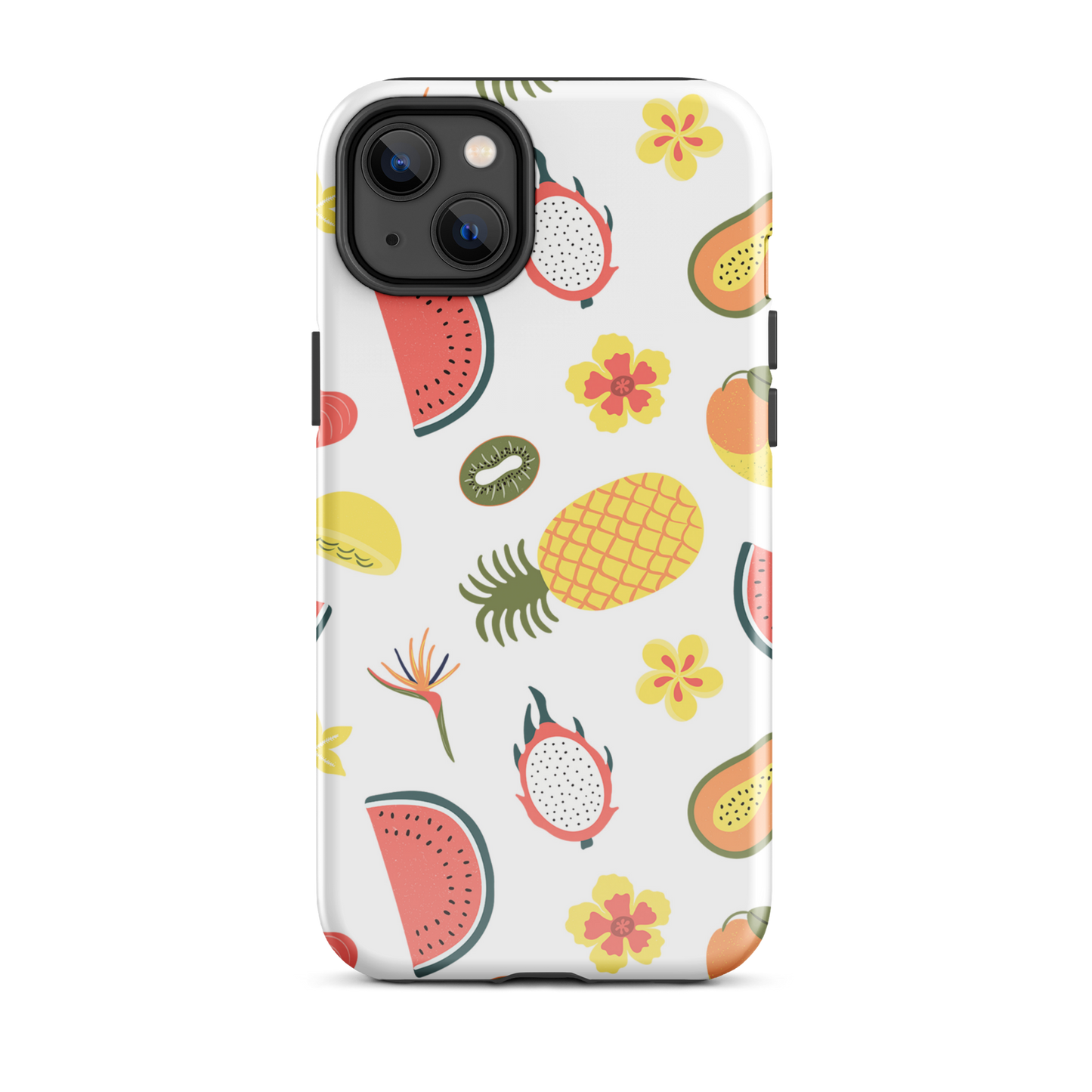 Tough Case for iPhone® Fruits on White