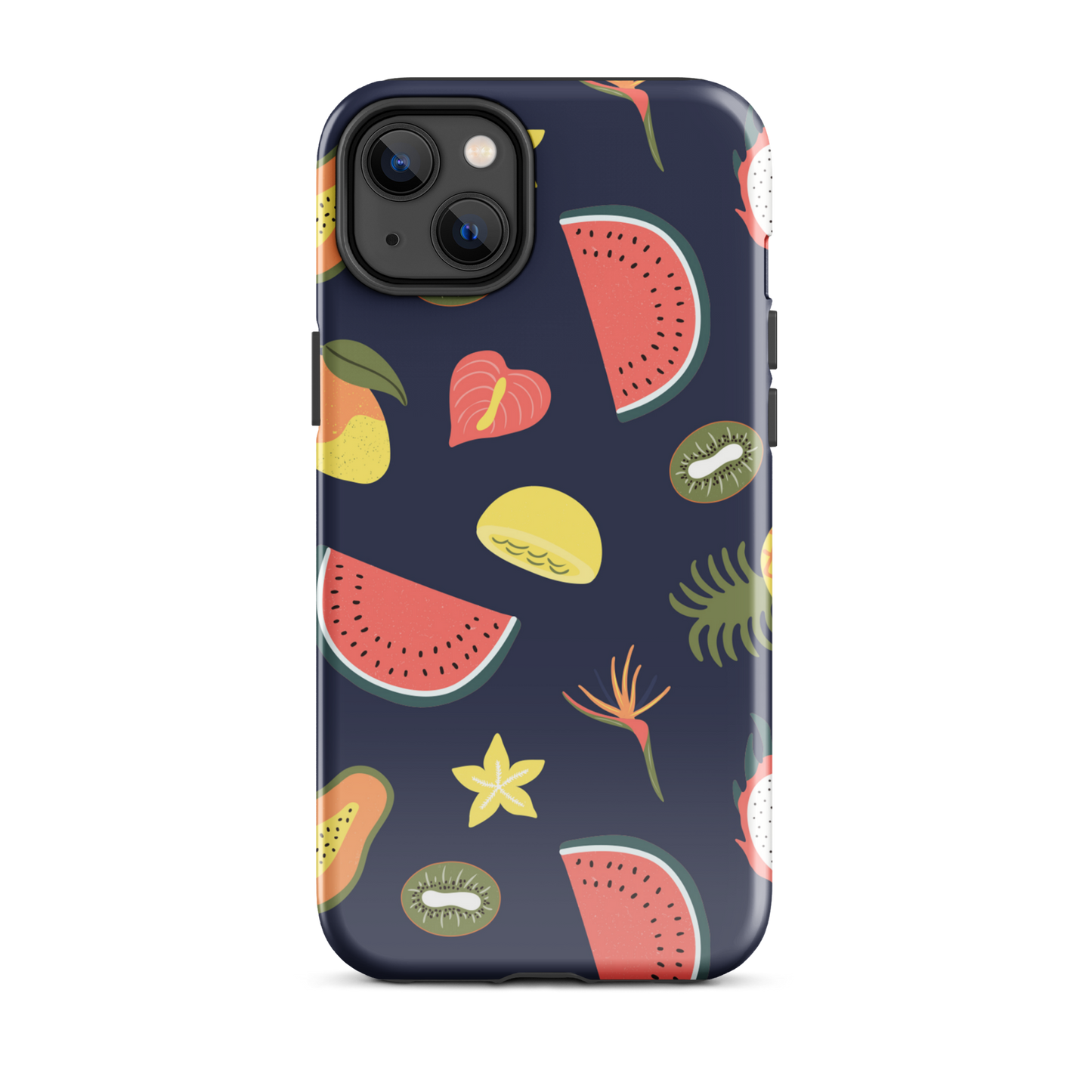 Tough Case for iPhone® Blue Fruity