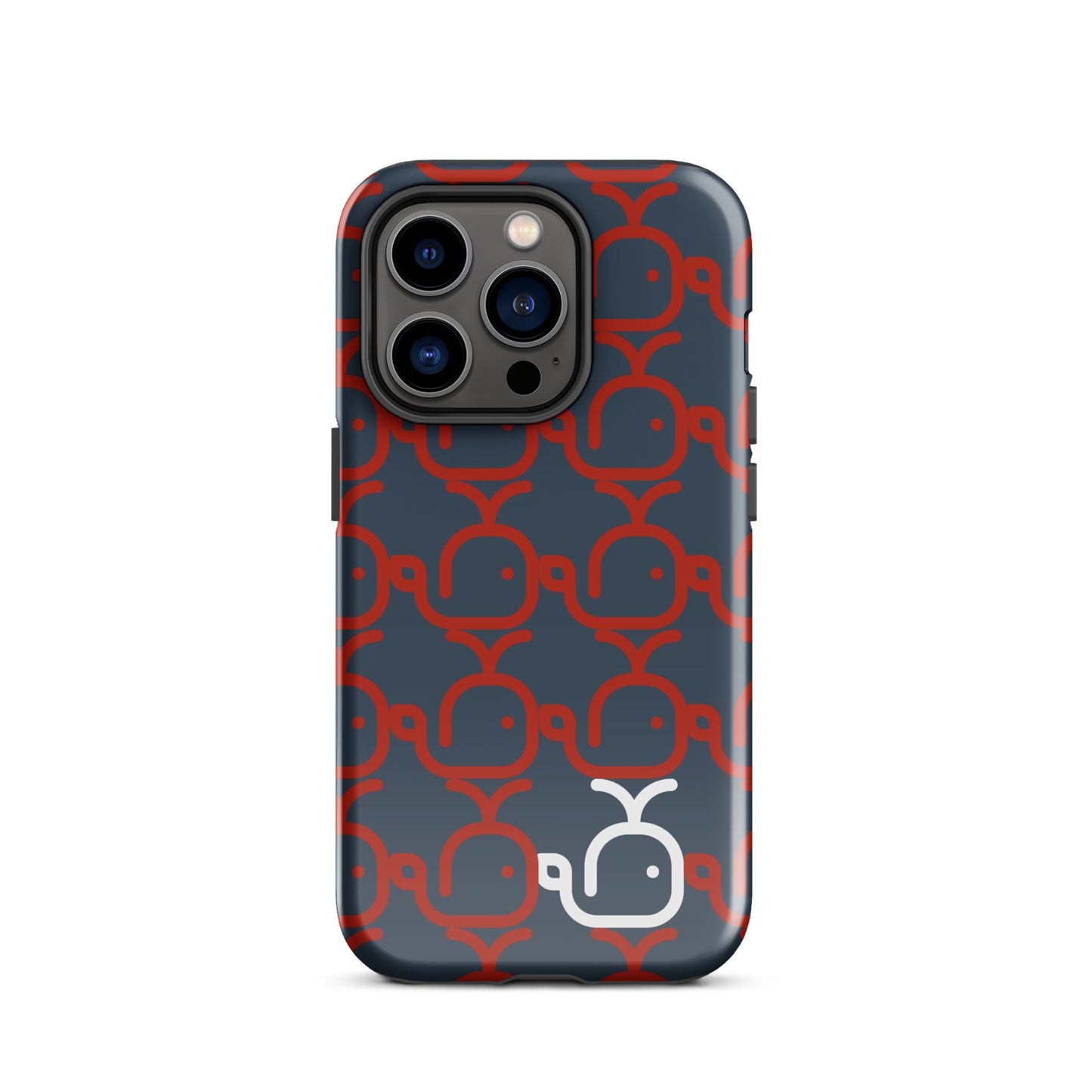 Tough Case for iPhone® Whales Red/Blue