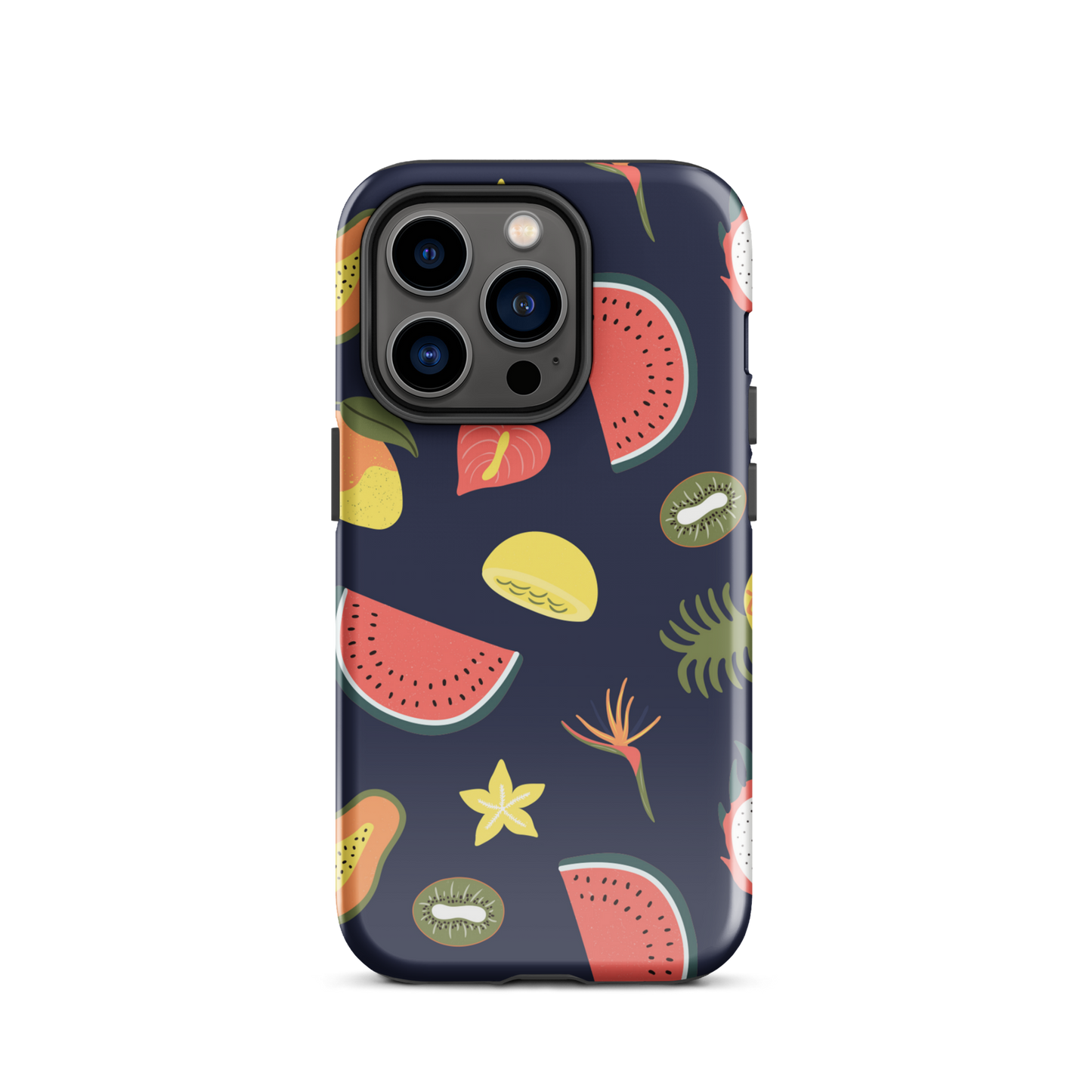 Tough Case for iPhone® Blue Fruity