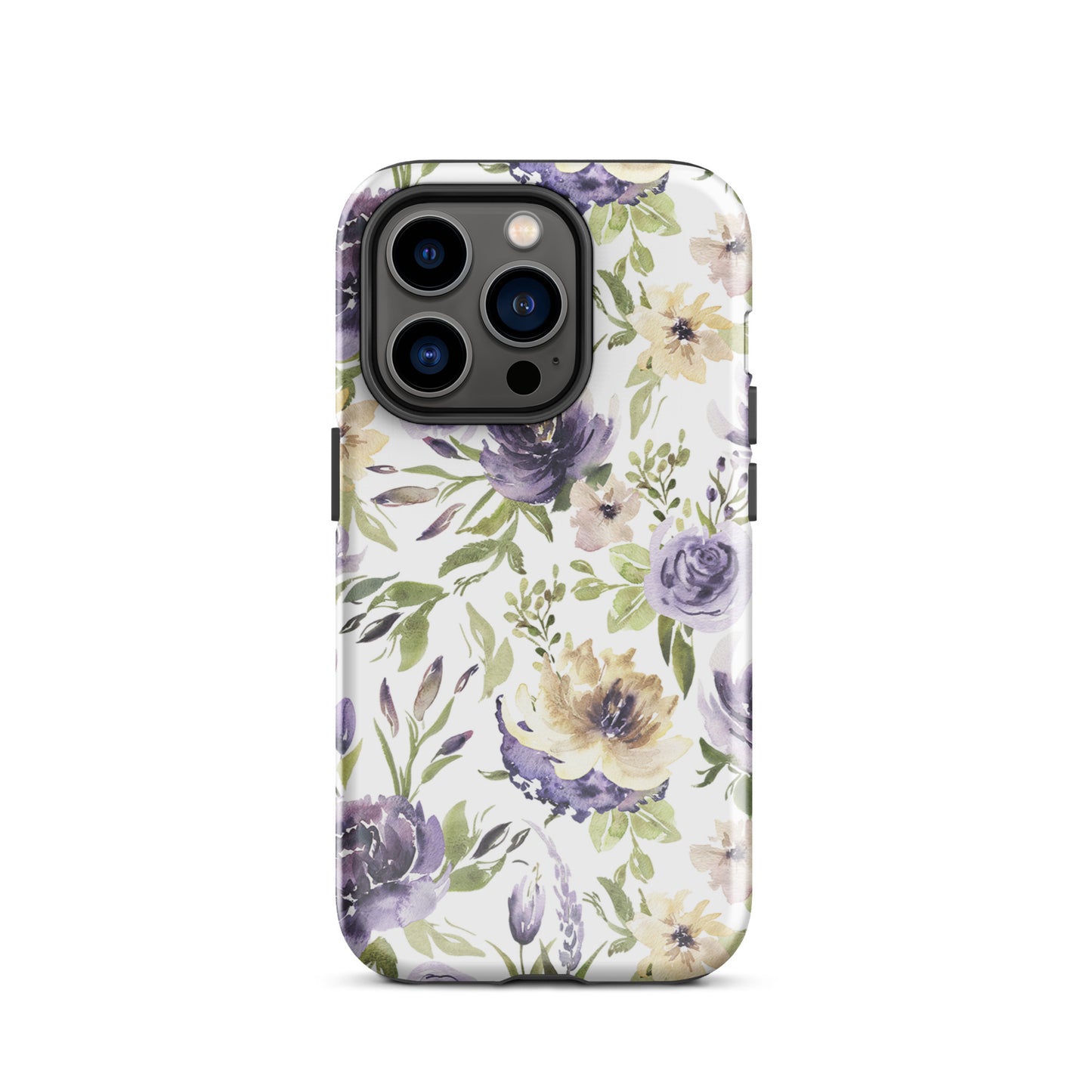 Tough Case for iPhone® Floral Purple