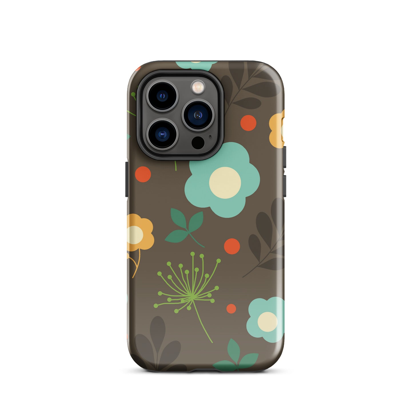 Tough Case for iPhone® Retro Flowers