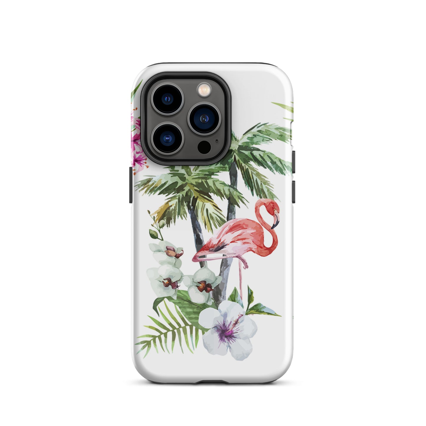 Tough Case for iPhone® Tropical Flamingo