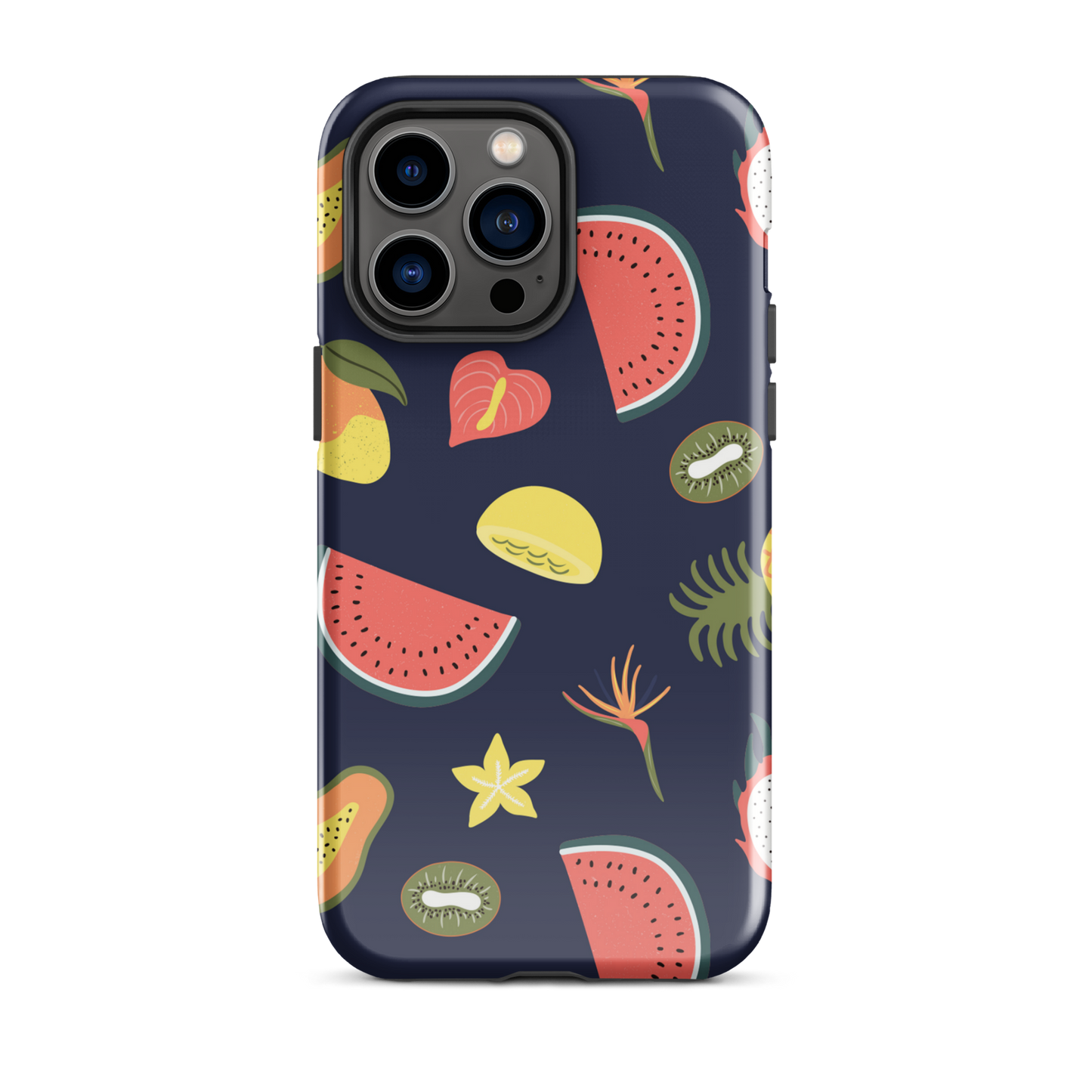 Tough Case for iPhone® Blue Fruity