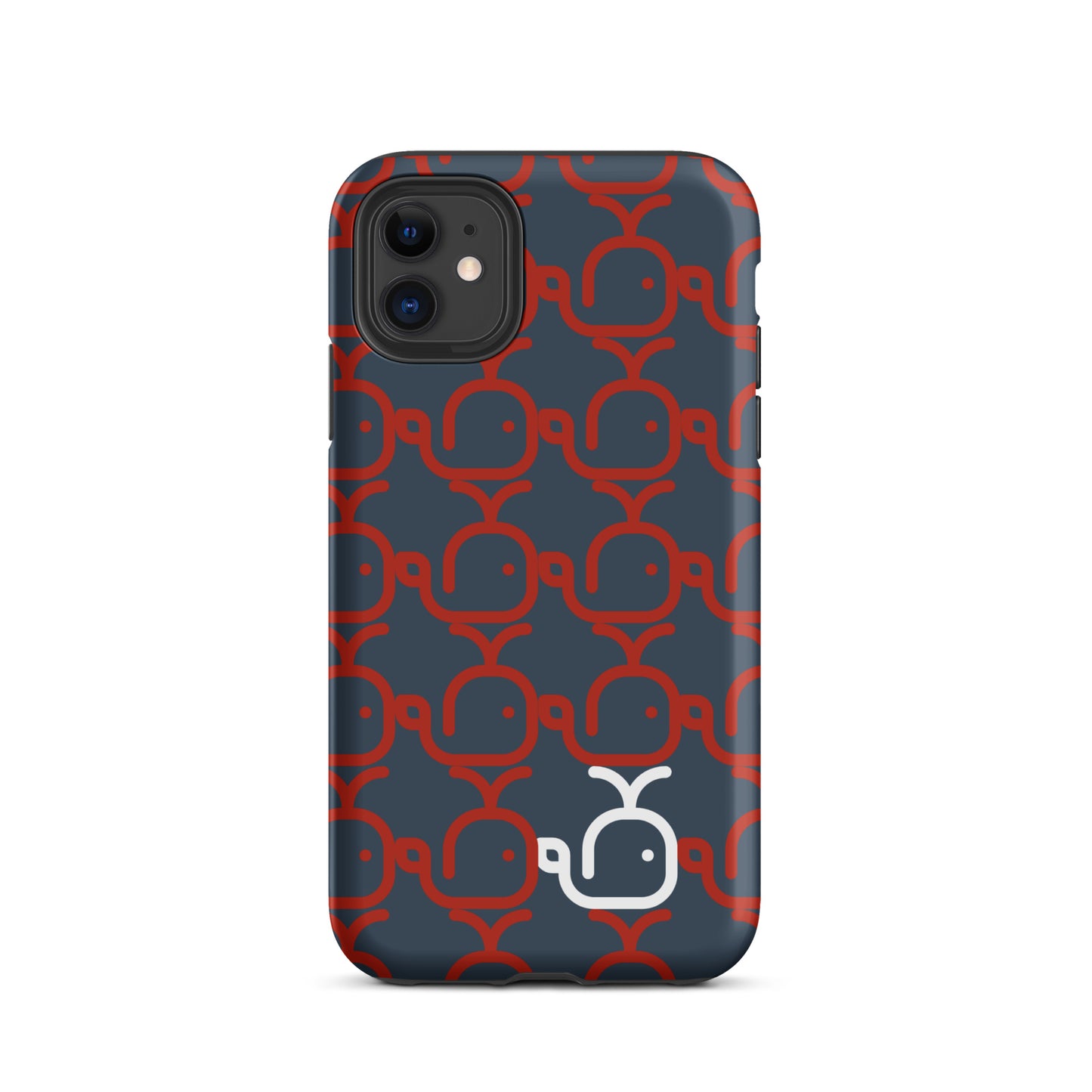 Tough Case for iPhone® Whales Red/Blue