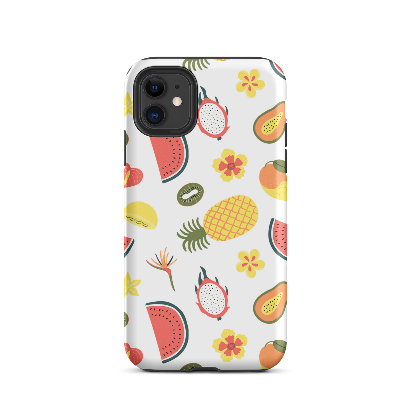 Tough Case for iPhone® Fruits on White