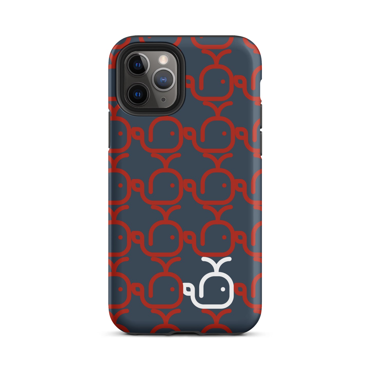 Tough Case for iPhone® Whales Red/Blue