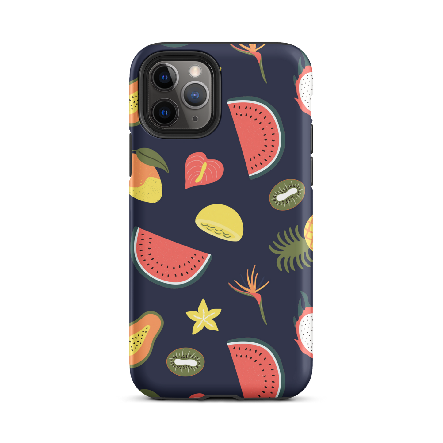 Tough Case for iPhone® Blue Fruity