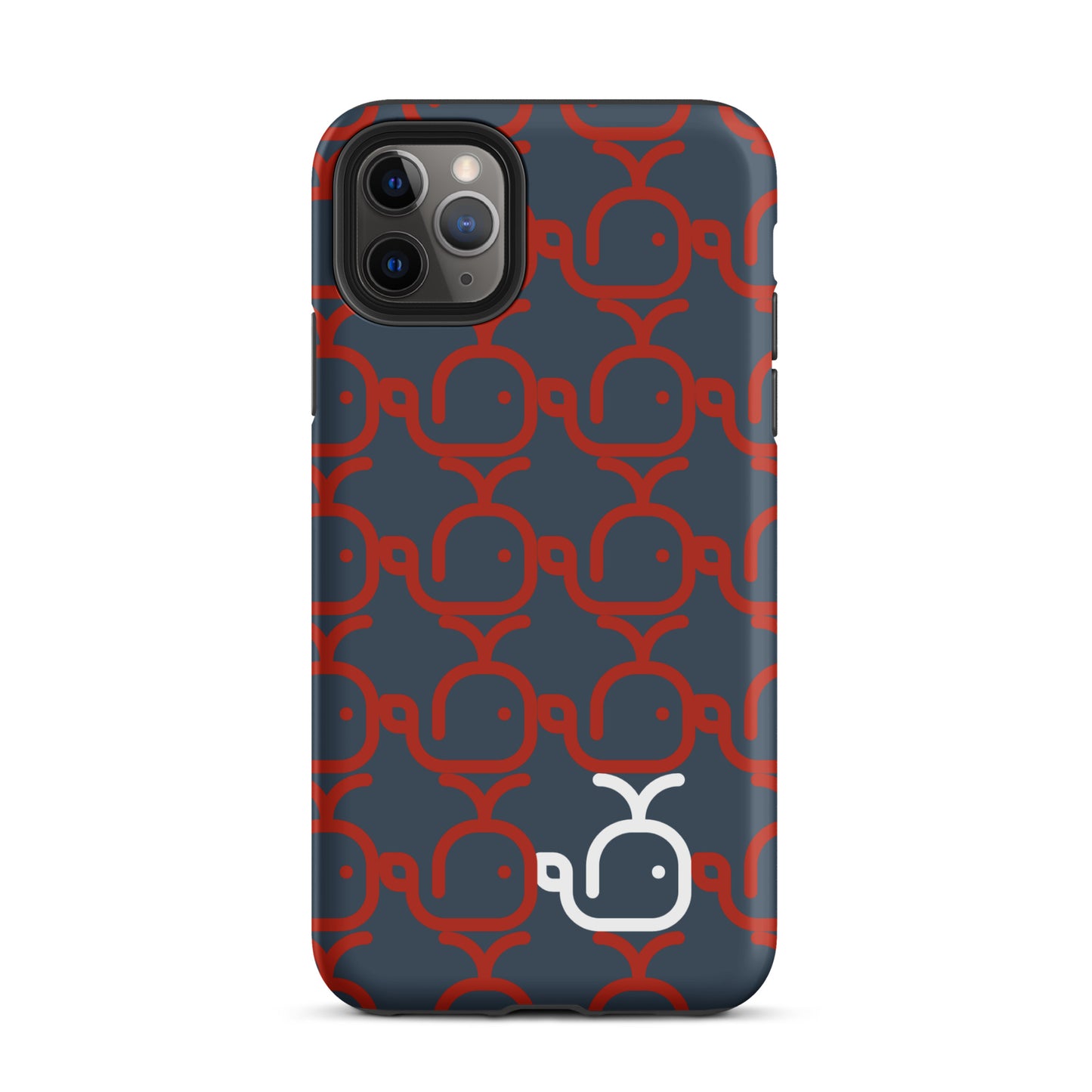 Tough Case for iPhone® Whales Red/Blue