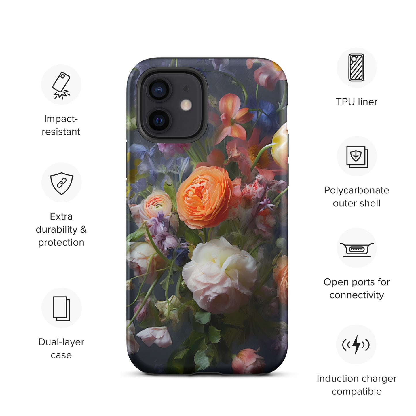 Tough Case for iPhone® Floral 1