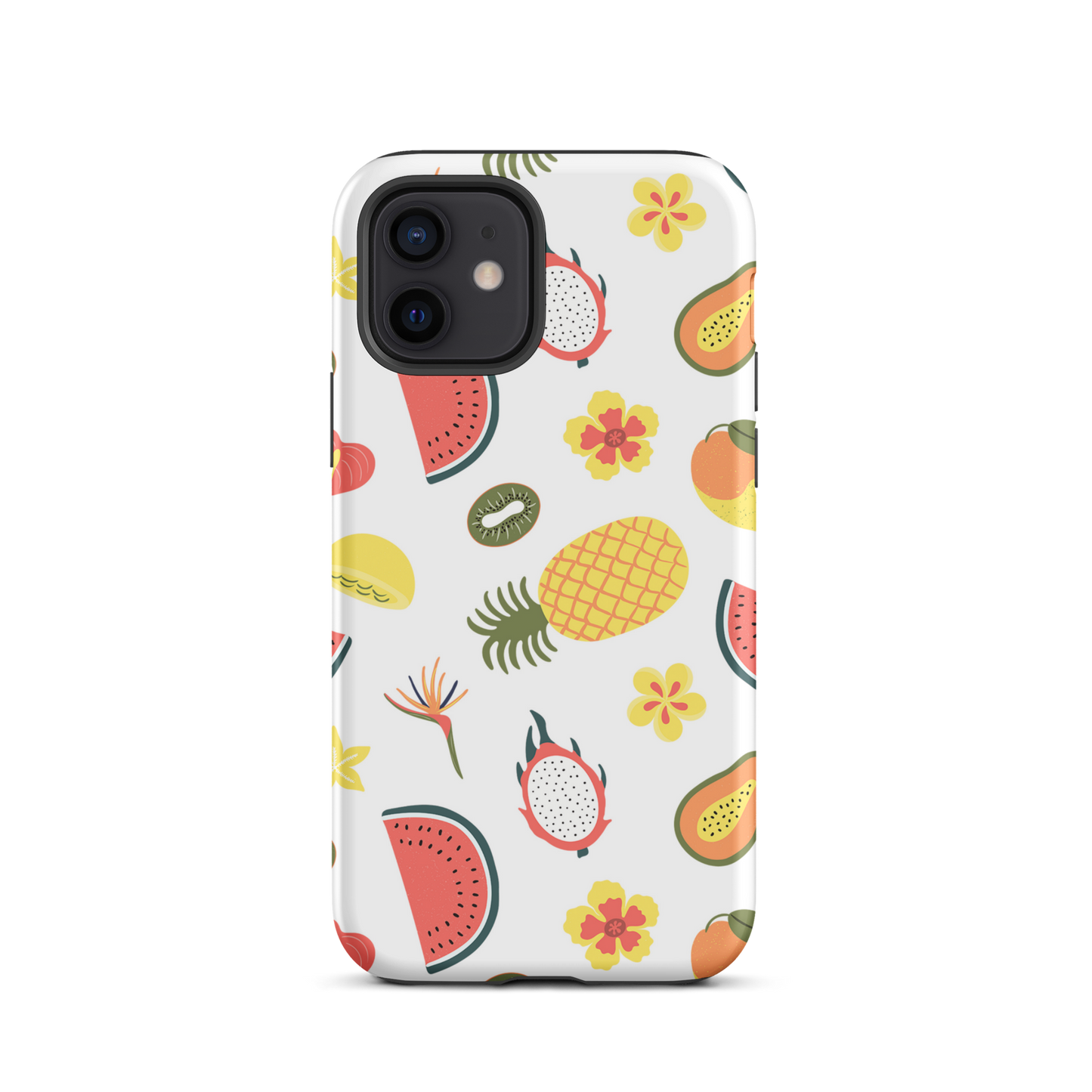 Tough Case for iPhone® Fruits on White