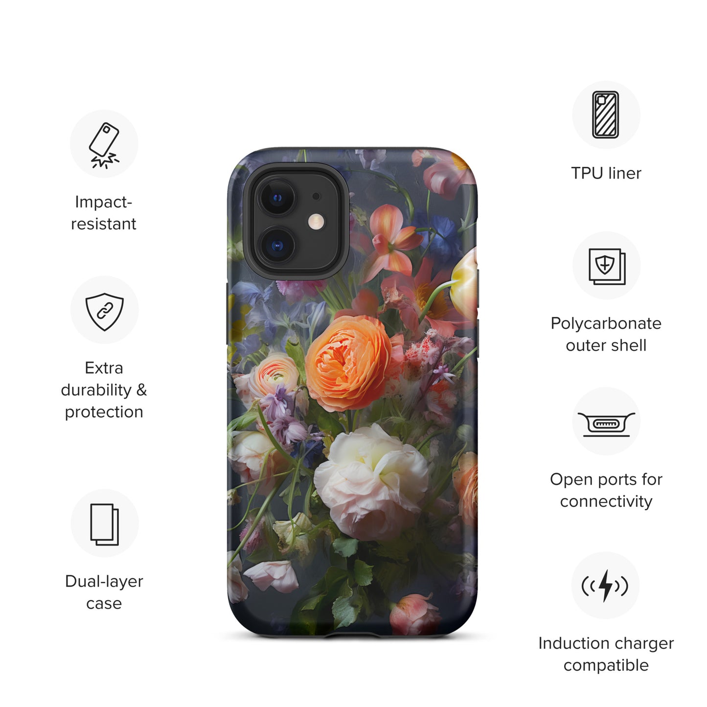 Tough Case for iPhone® Floral 1