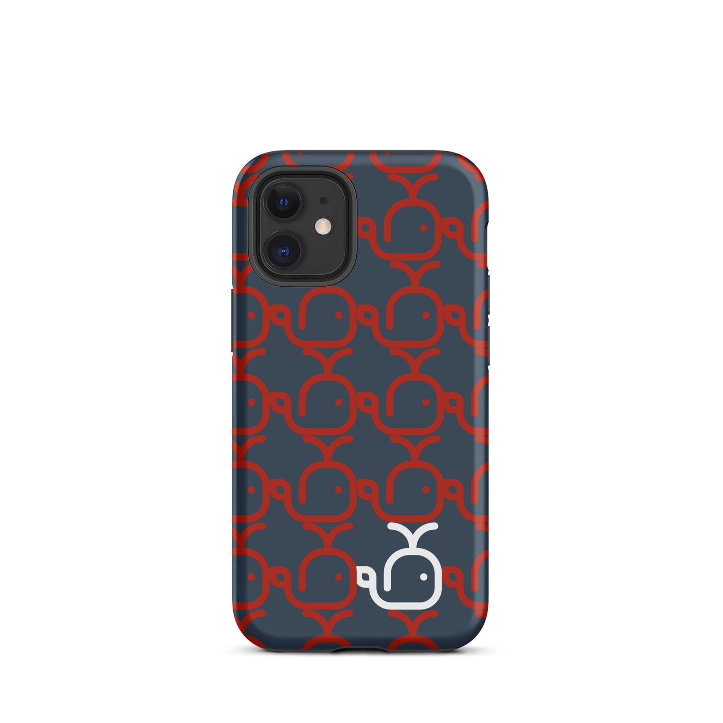 Tough Case for iPhone® Whales Red/Blue