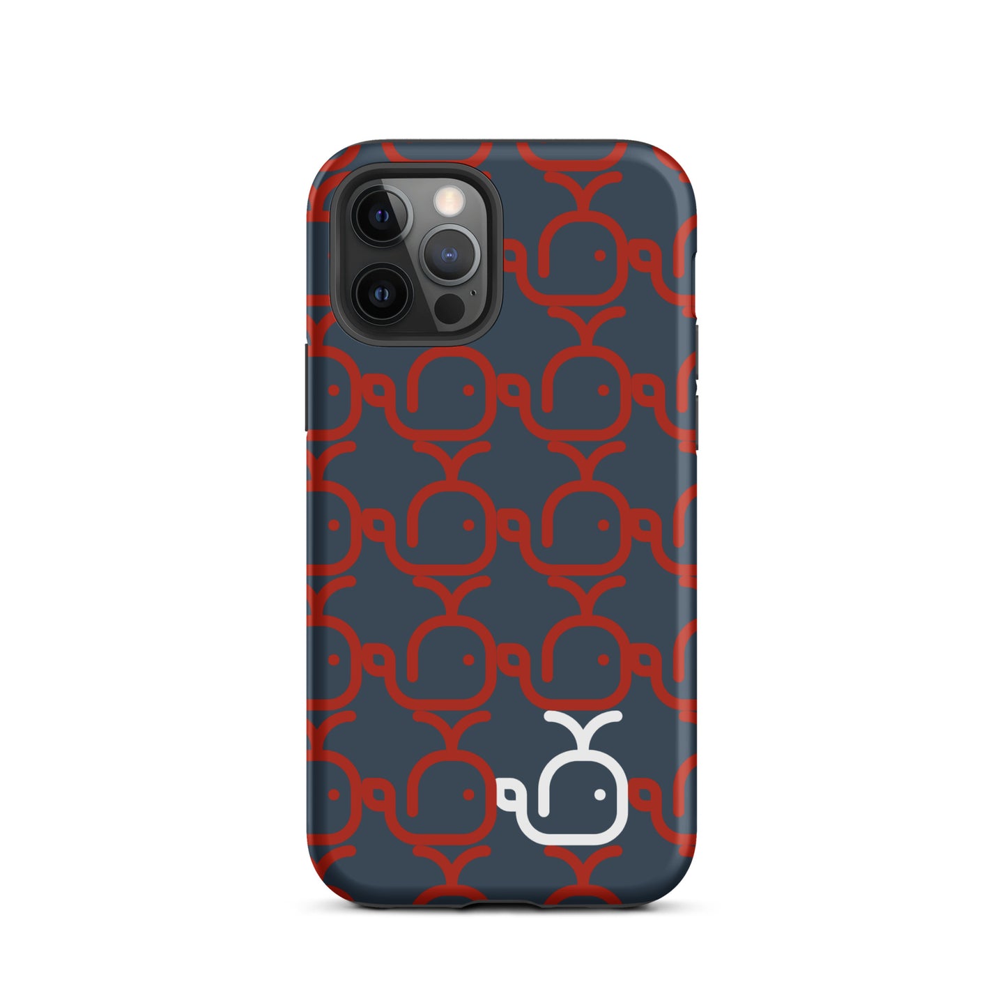 Tough Case for iPhone® Whales Red/Blue