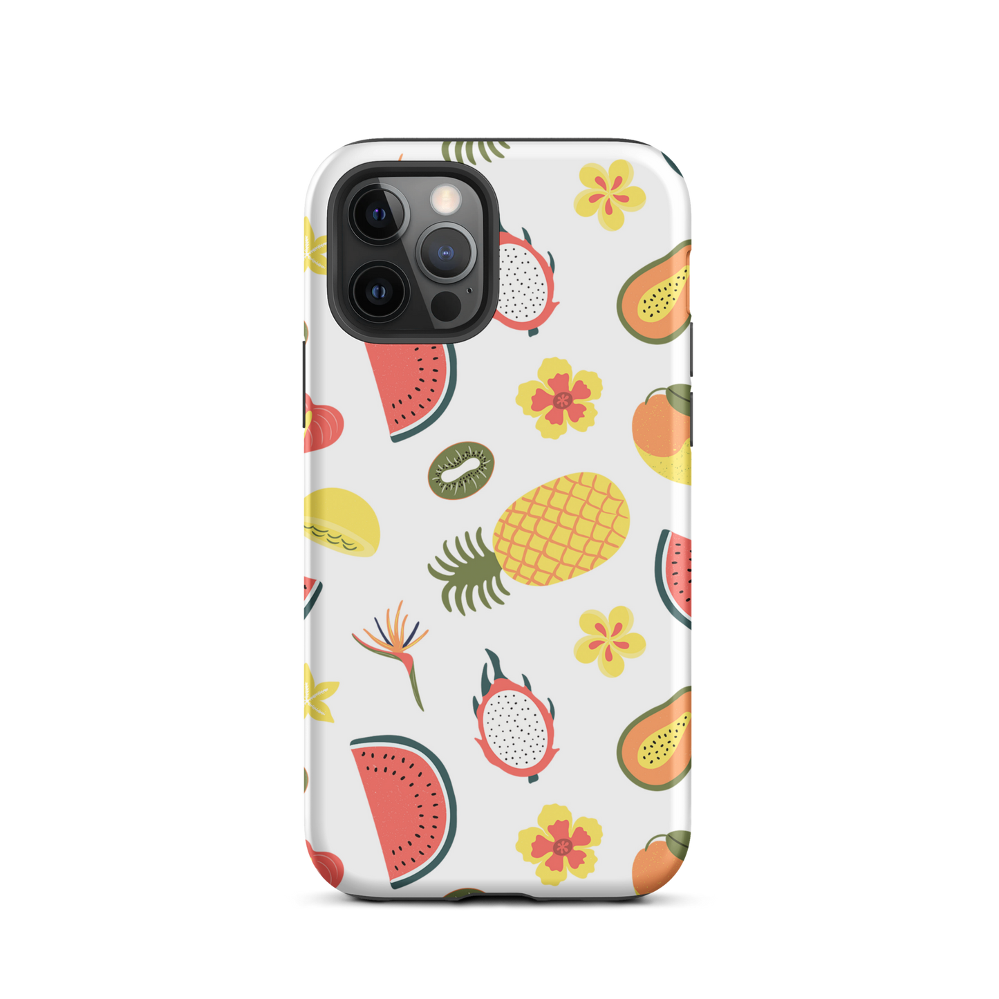 Tough Case for iPhone® Fruits on White