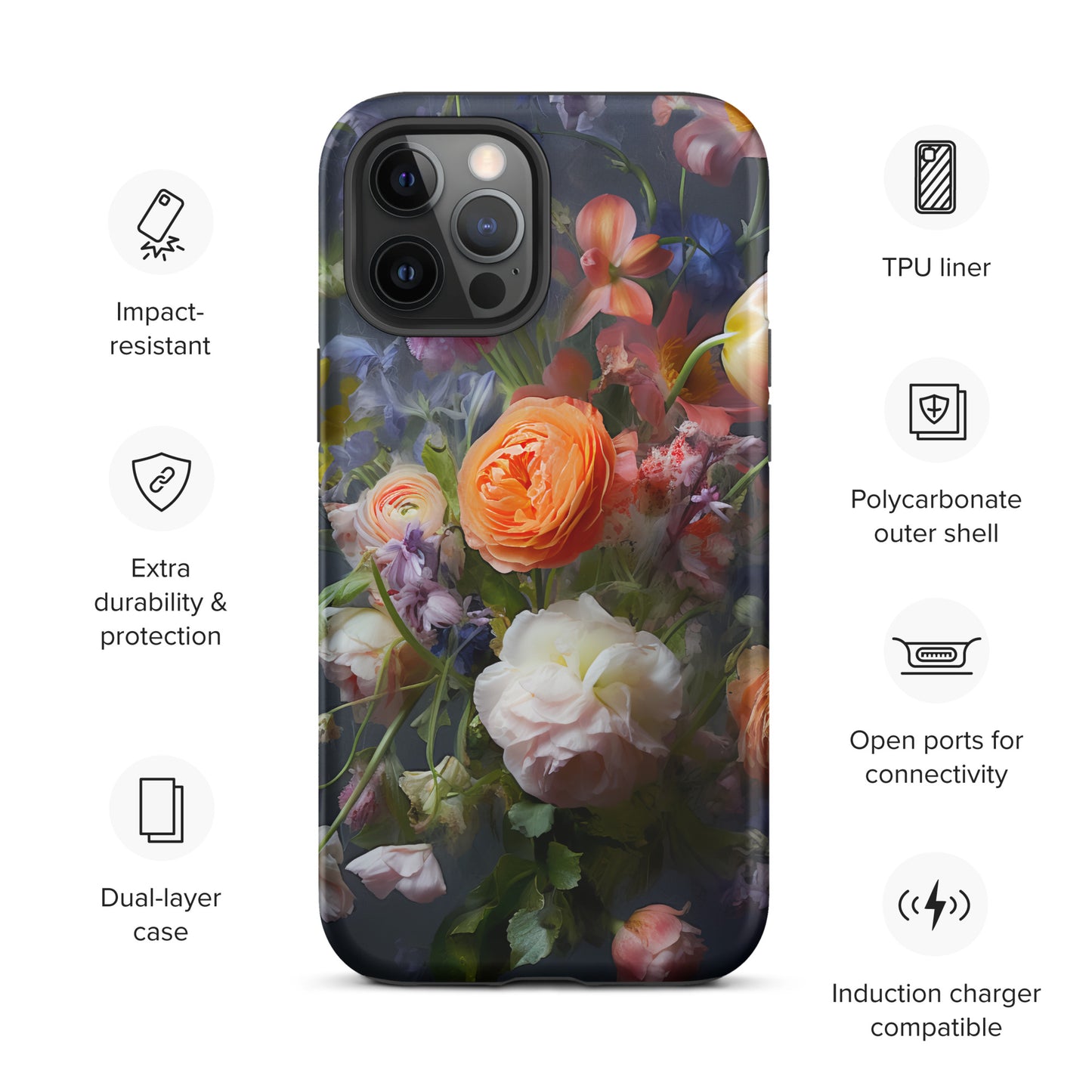 Tough Case for iPhone® Floral 1